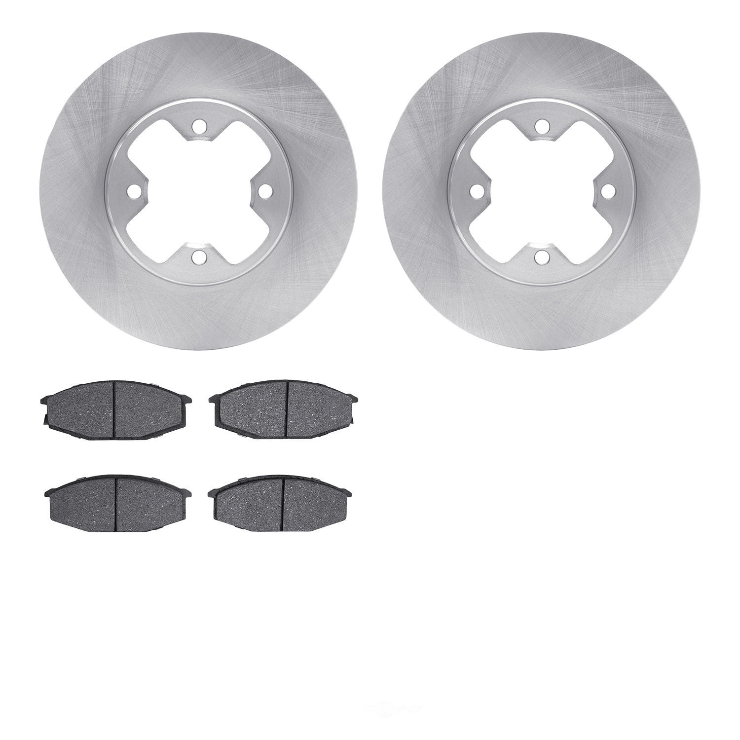 Dynamic Friction Company 6502-67124 DFC Brake Rotor with 5000 Advanced Brake Pads