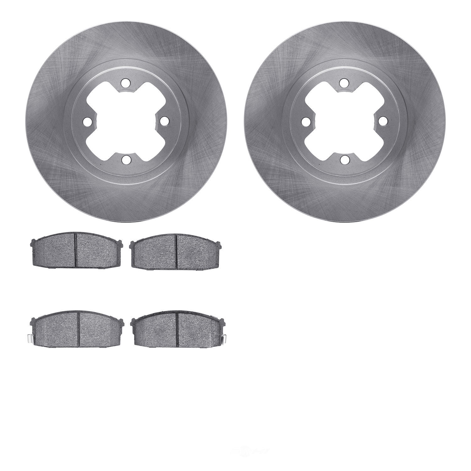 Dynamic Friction Company 6502-67141 DFC Brake Rotor with 5000 Advanced Brake Pads