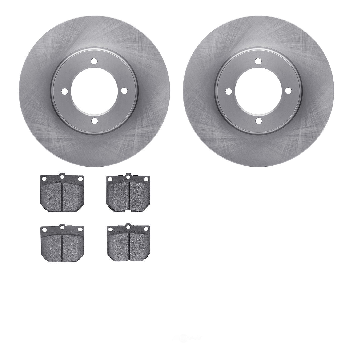 Dynamic Friction Company 6502-67148 DFC Brake Rotor with 5000 Advanced Brake Pads