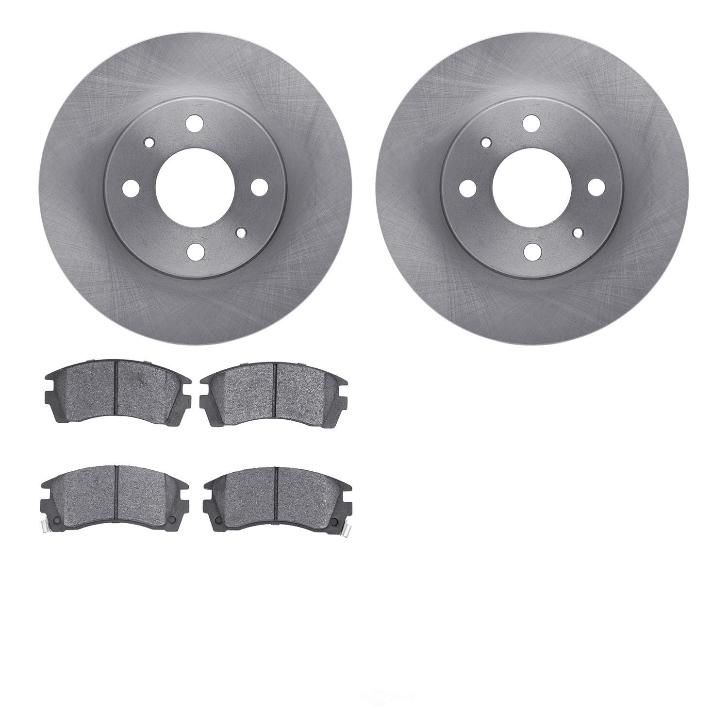 Dynamic Friction Company 6502-67152 DFC Brake Rotor with 5000 Advanced Brake Pads
