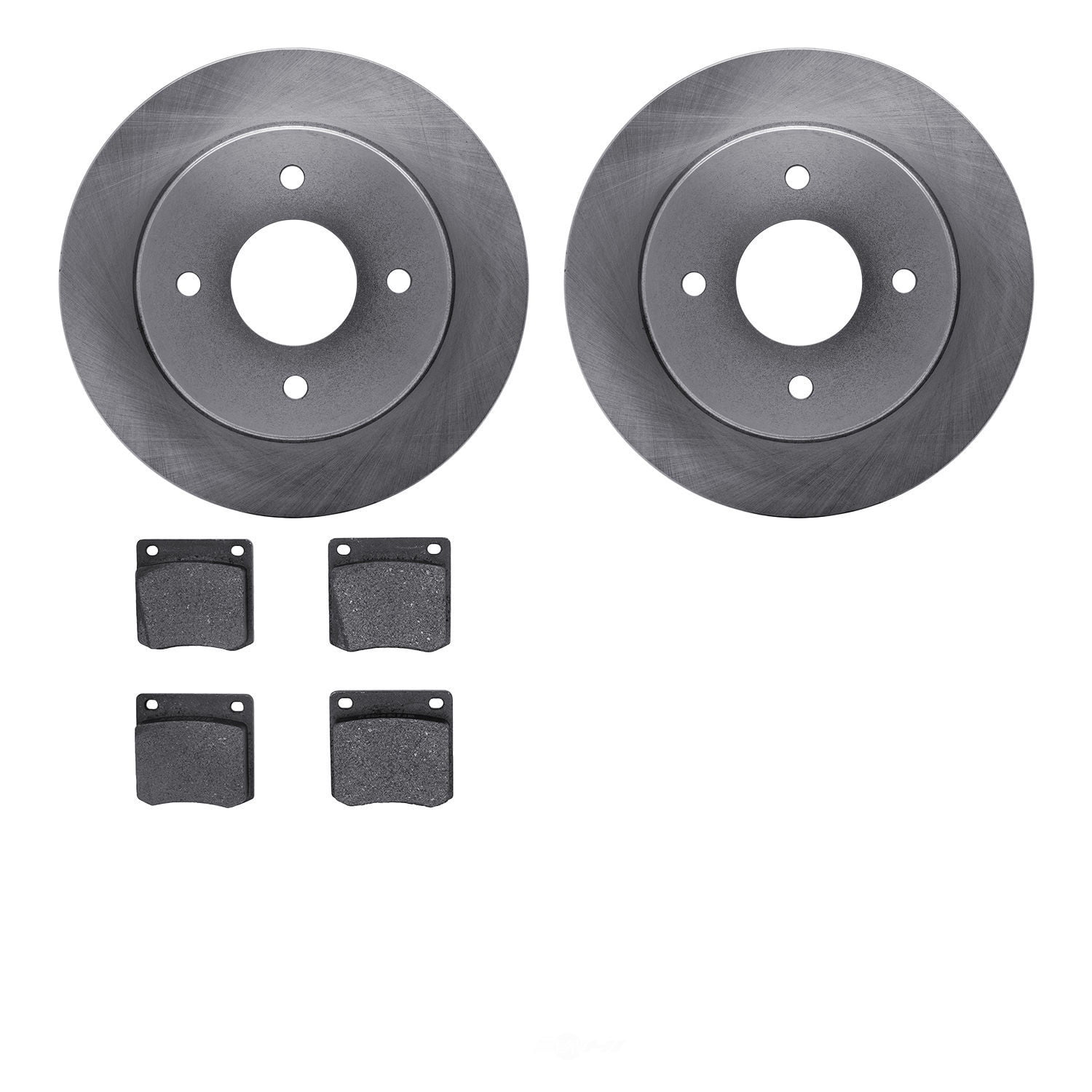 Dynamic Friction Company 6502-67157 DFC Brake Rotor with 5000 Advanced Brake Pads