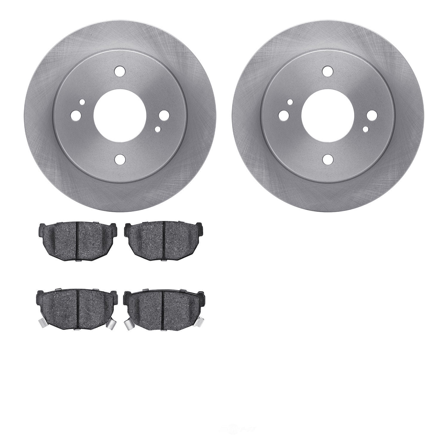 Dynamic Friction Company 6502-67163 DFC Brake Rotor with 5000 Advanced Brake Pads