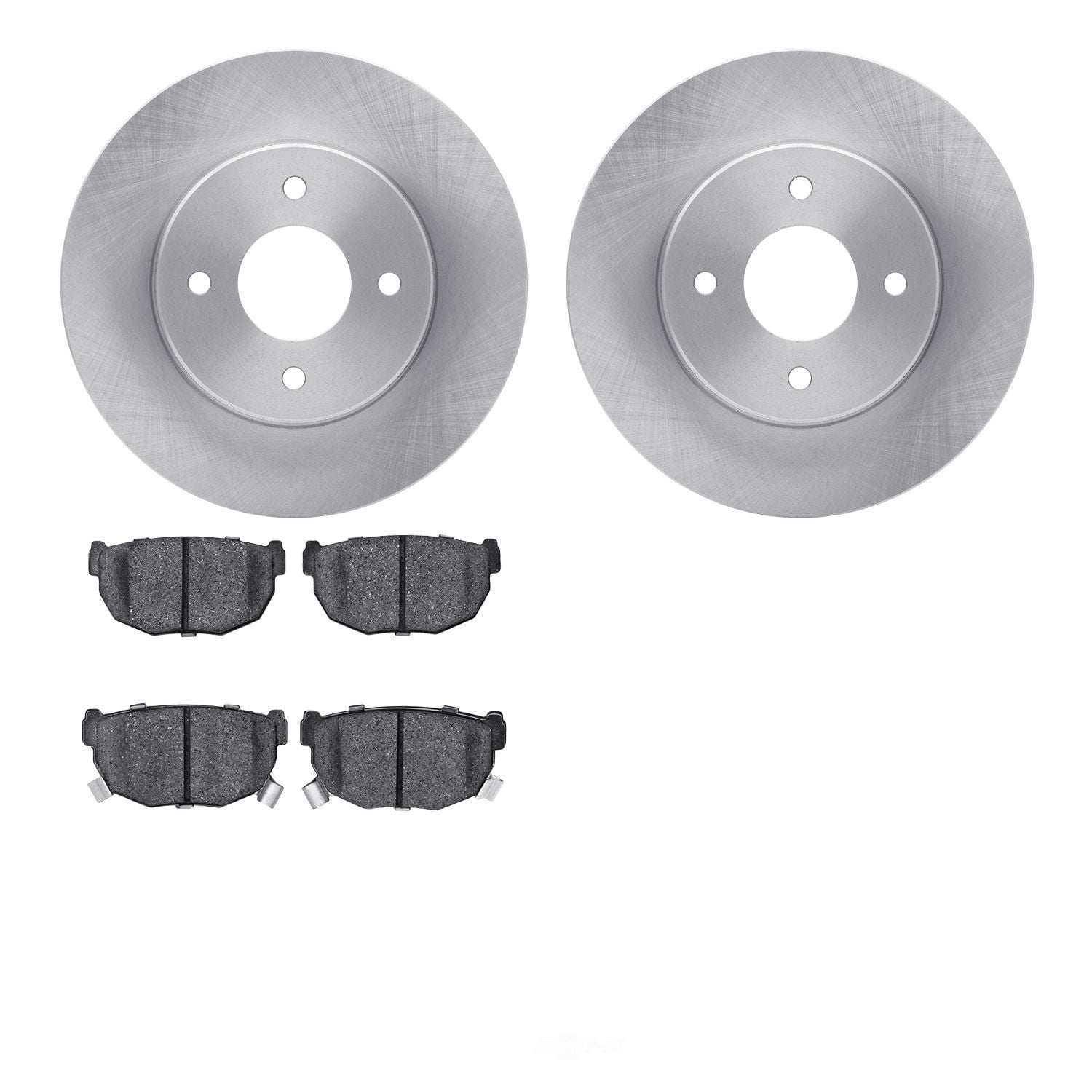 Dynamic Friction Company 6502-67187 DFC Brake Rotor with 5000 Advanced Brake Pads