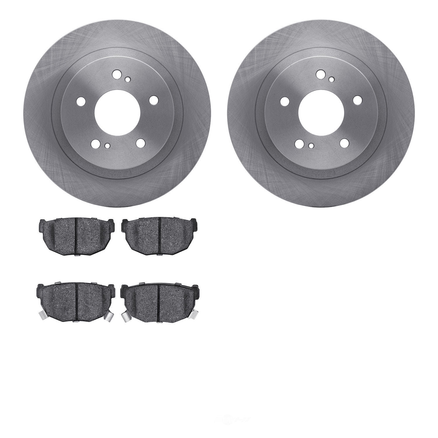 Dynamic Friction Company 6502-67199 DFC Brake Rotor with 5000 Advanced Brake Pads