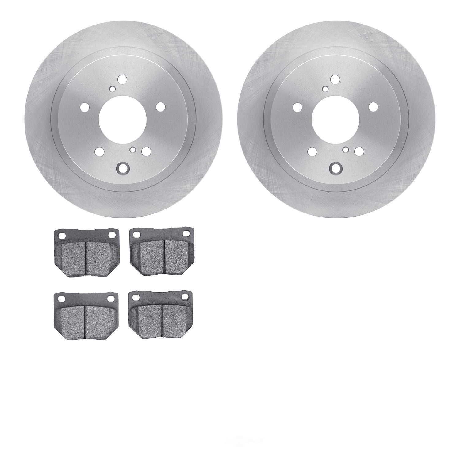 Dynamic Friction Company 6502-67245 DFC Brake Rotor with 5000 Advanced Brake Pads