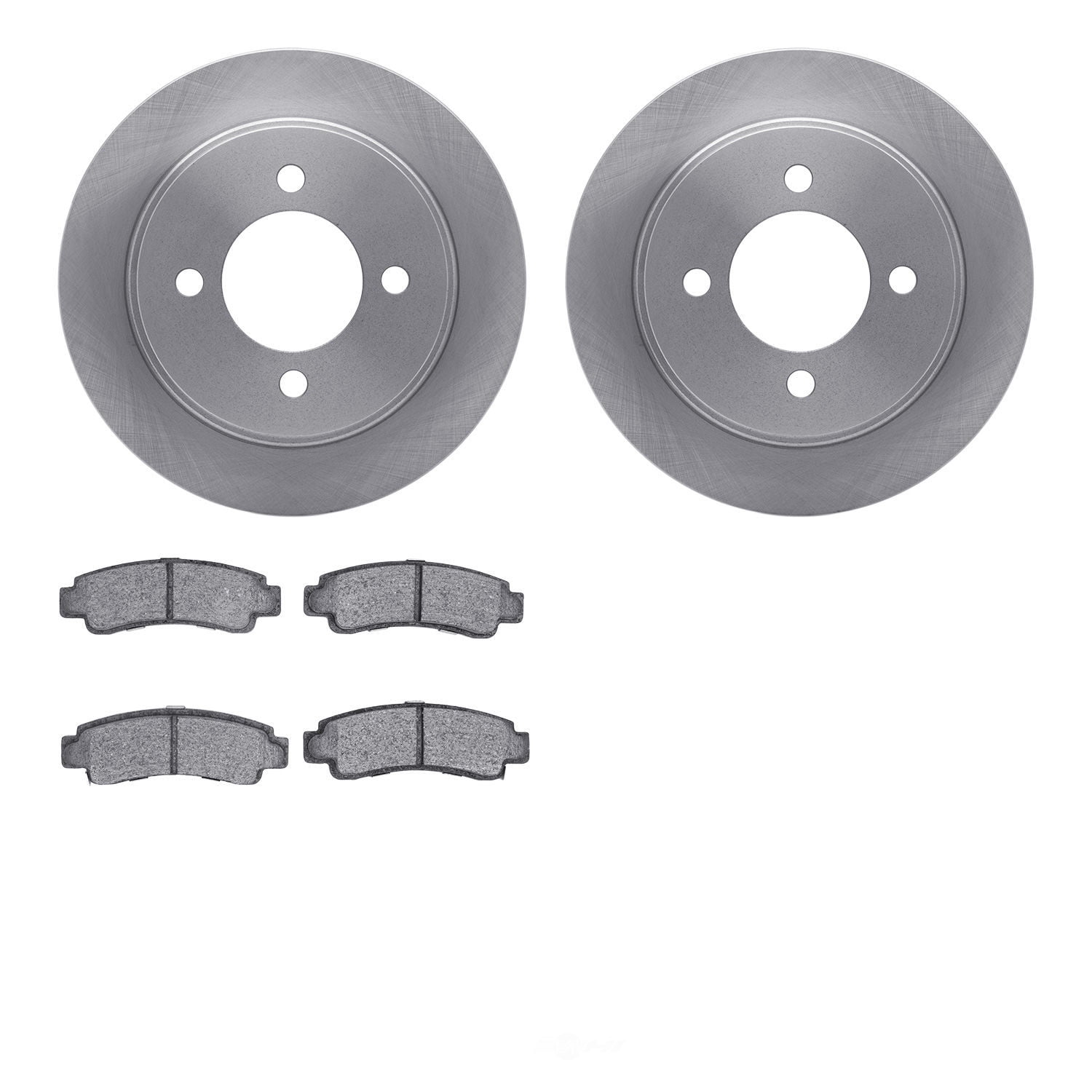 Dynamic Friction Company 6502-67260 DFC Brake Rotor with 5000 Advanced Brake Pads