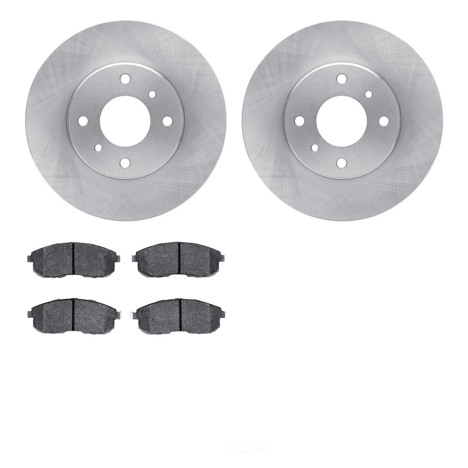 Dynamic Friction Company 6502-67269 DFC Brake Rotor with 5000 Advanced Brake Pads
