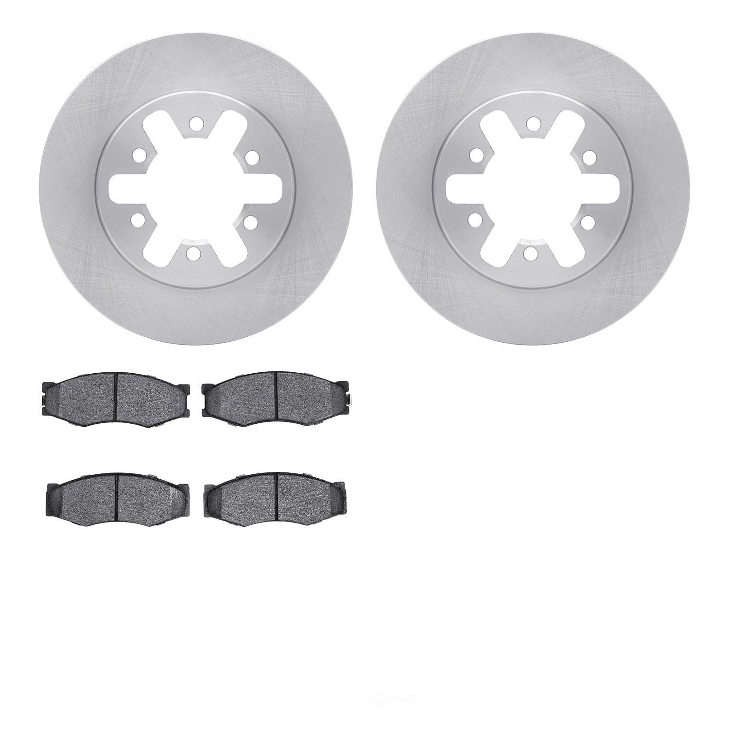 Dynamic Friction Company 6502-67275 DFC Brake Rotor with 5000 Advanced Brake Pads