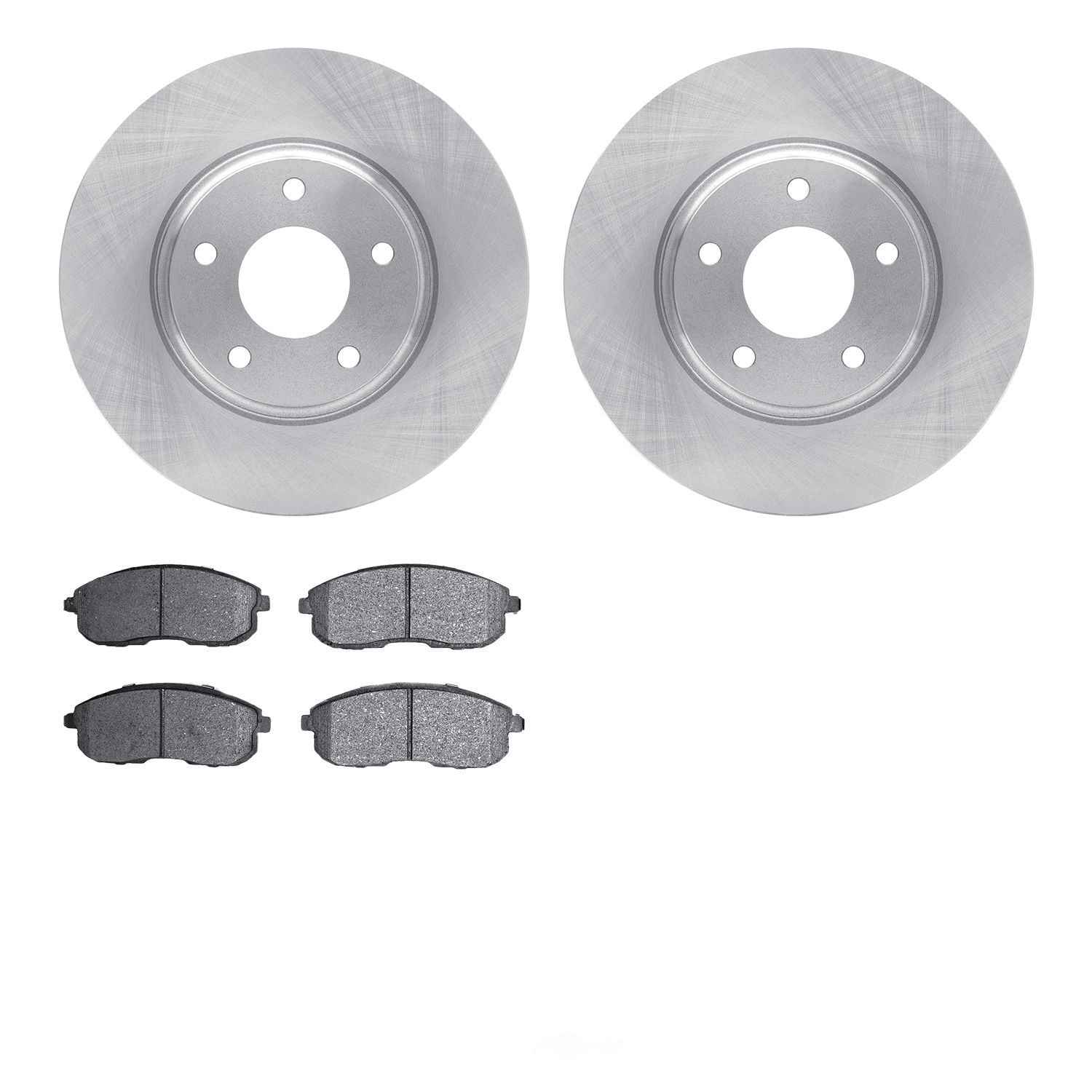 Dynamic Friction Company 6502-67332 DFC Brake Rotor with 5000 Advanced Brake Pads