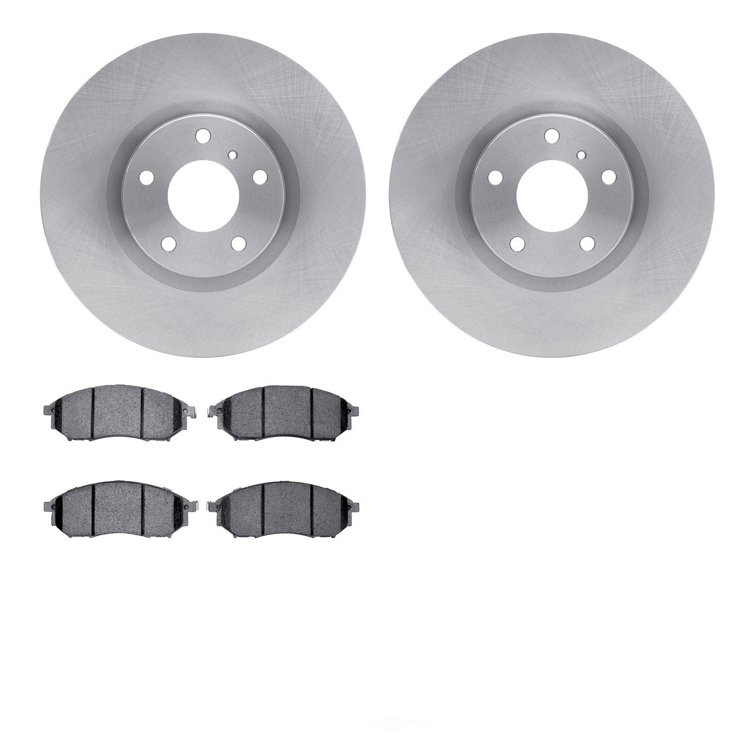 Dynamic Friction Company 6502-67341 DFC Brake Rotor with 5000 Advanced Brake Pads