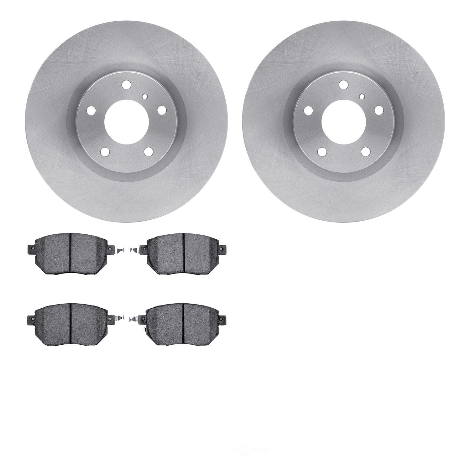 Dynamic Friction Company 6502-67343 DFC Brake Rotor with 5000 Advanced Brake Pads