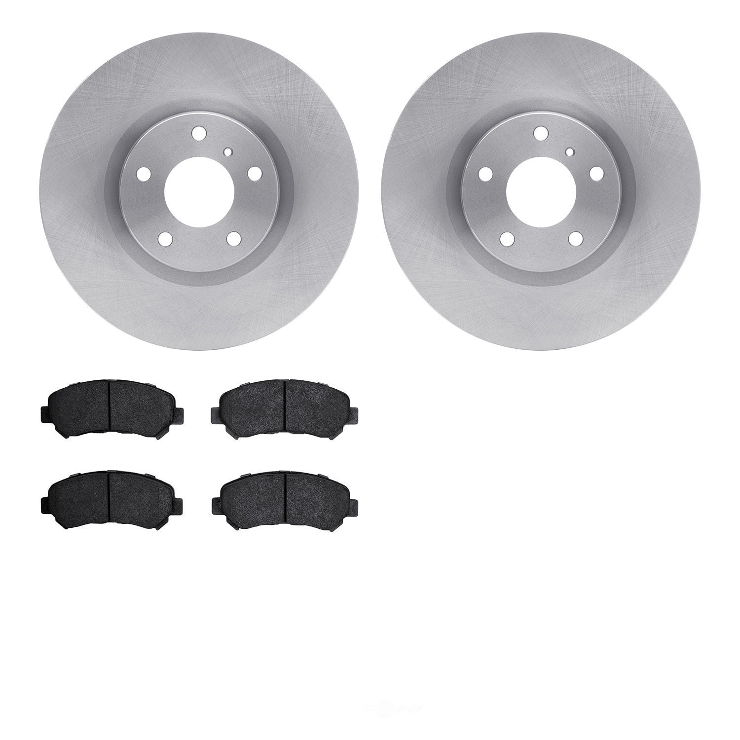 Dynamic Friction Company 6502-67344 DFC Brake Rotor with 5000 Advanced Brake Pads
