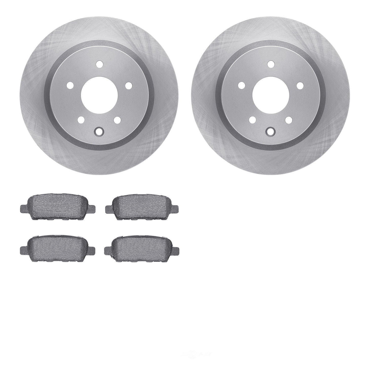 Dynamic Friction Company 6502-67359 DFC Brake Rotor with 5000 Advanced Brake Pads