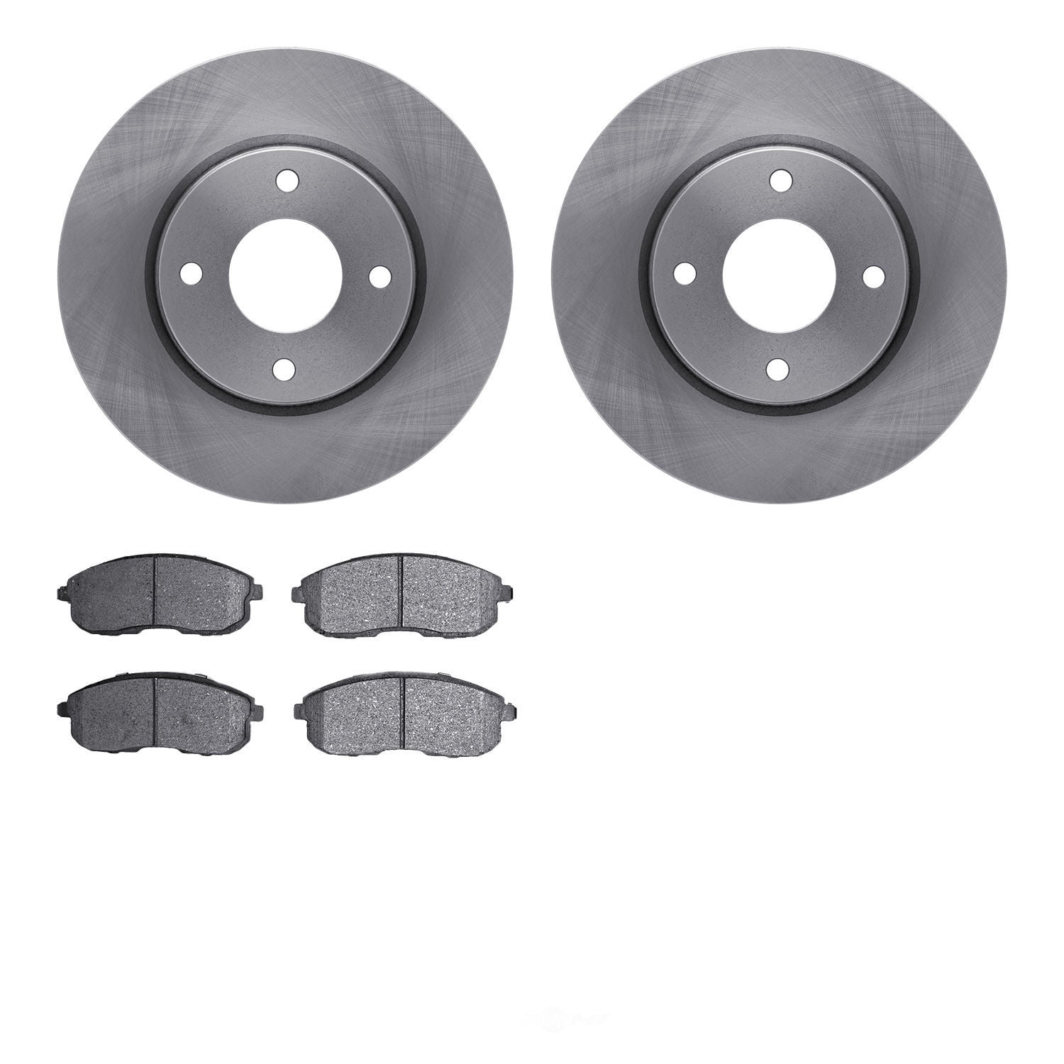 Dynamic Friction Company 6502-67365 DFC Brake Rotor with 5000 Advanced Brake Pads