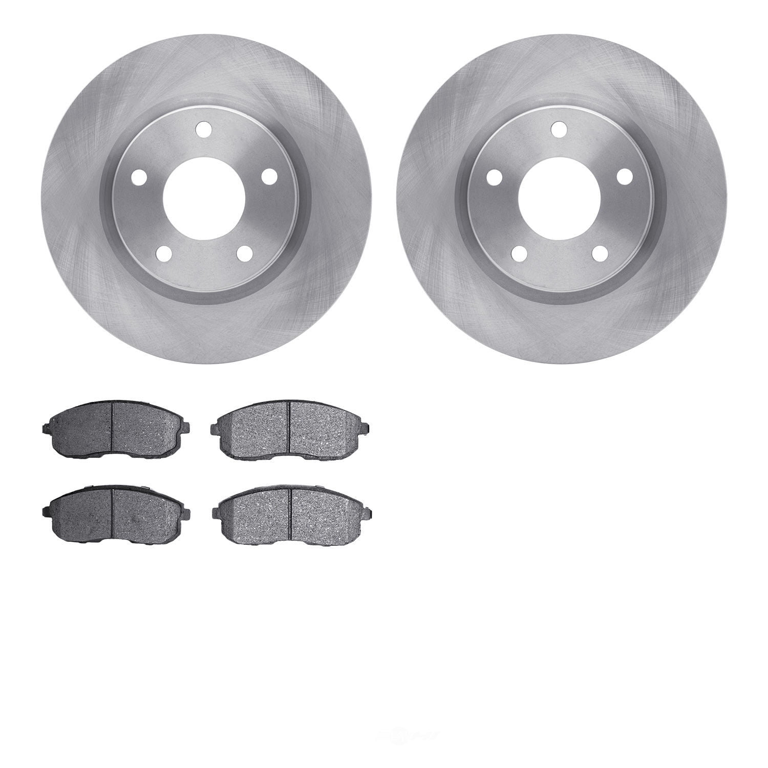 Dynamic Friction Company 6502-67414 DFC Brake Rotor with 5000 Advanced Brake Pads