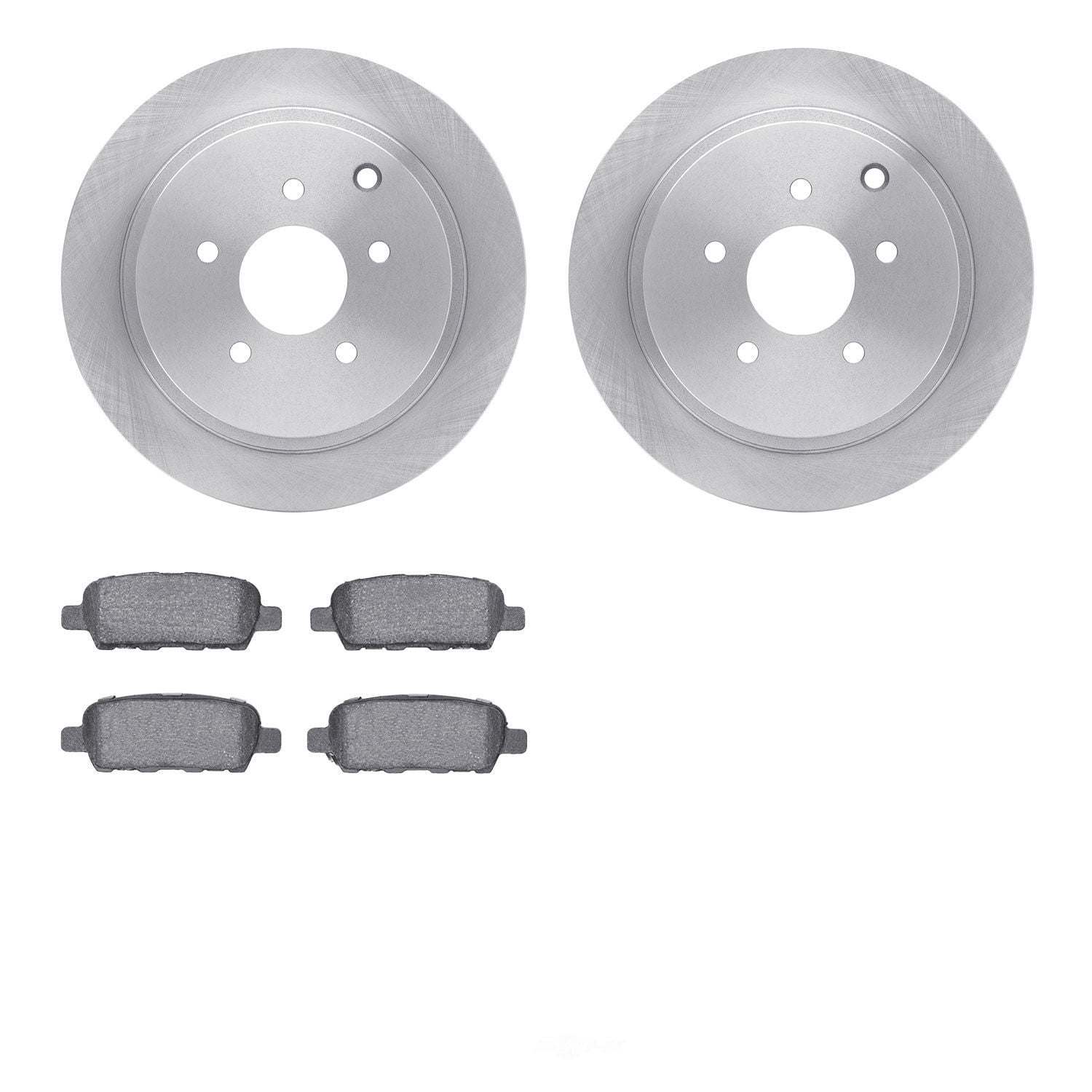 Dynamic Friction Company 6502-67462 DFC Brake Rotor with 5000 Advanced Brake Pads
