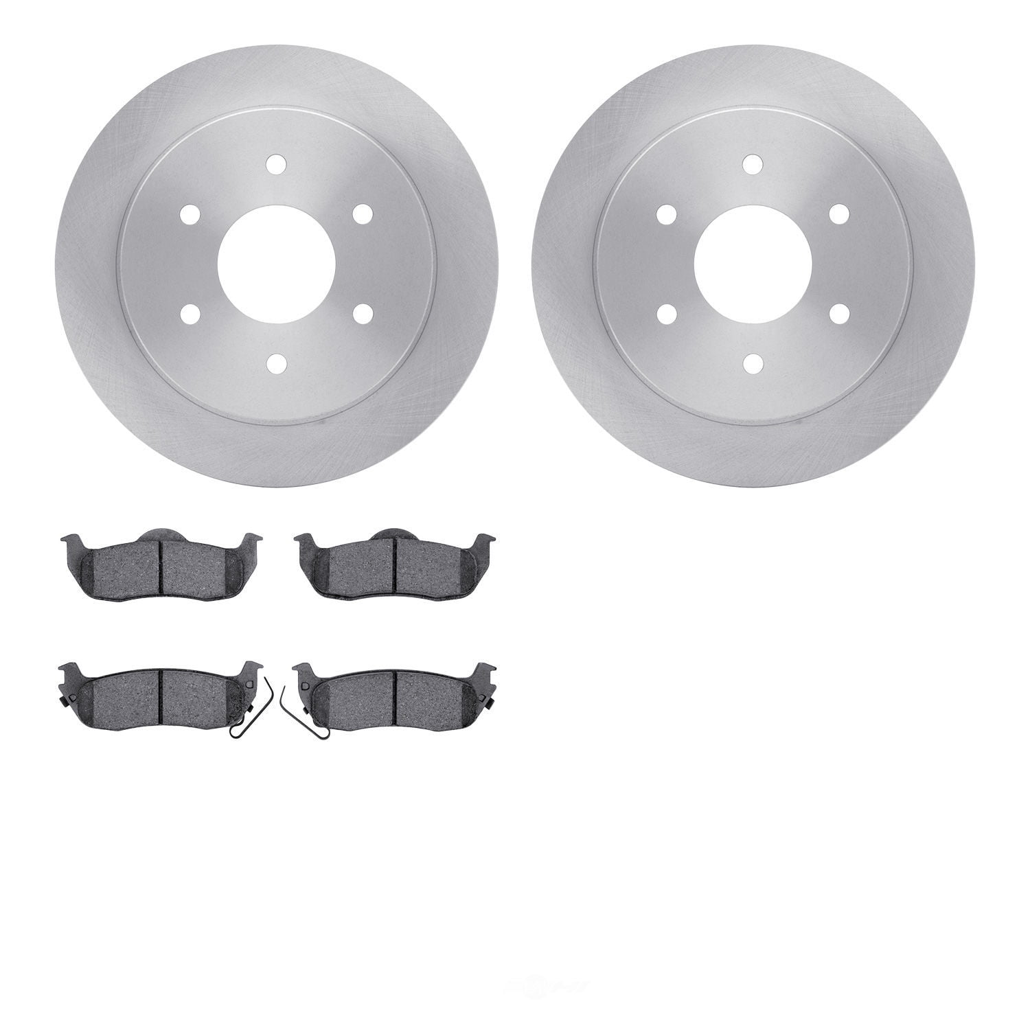 Dynamic Friction Company 6502-67465 DFC Brake Rotor with 5000 Advanced Brake Pads