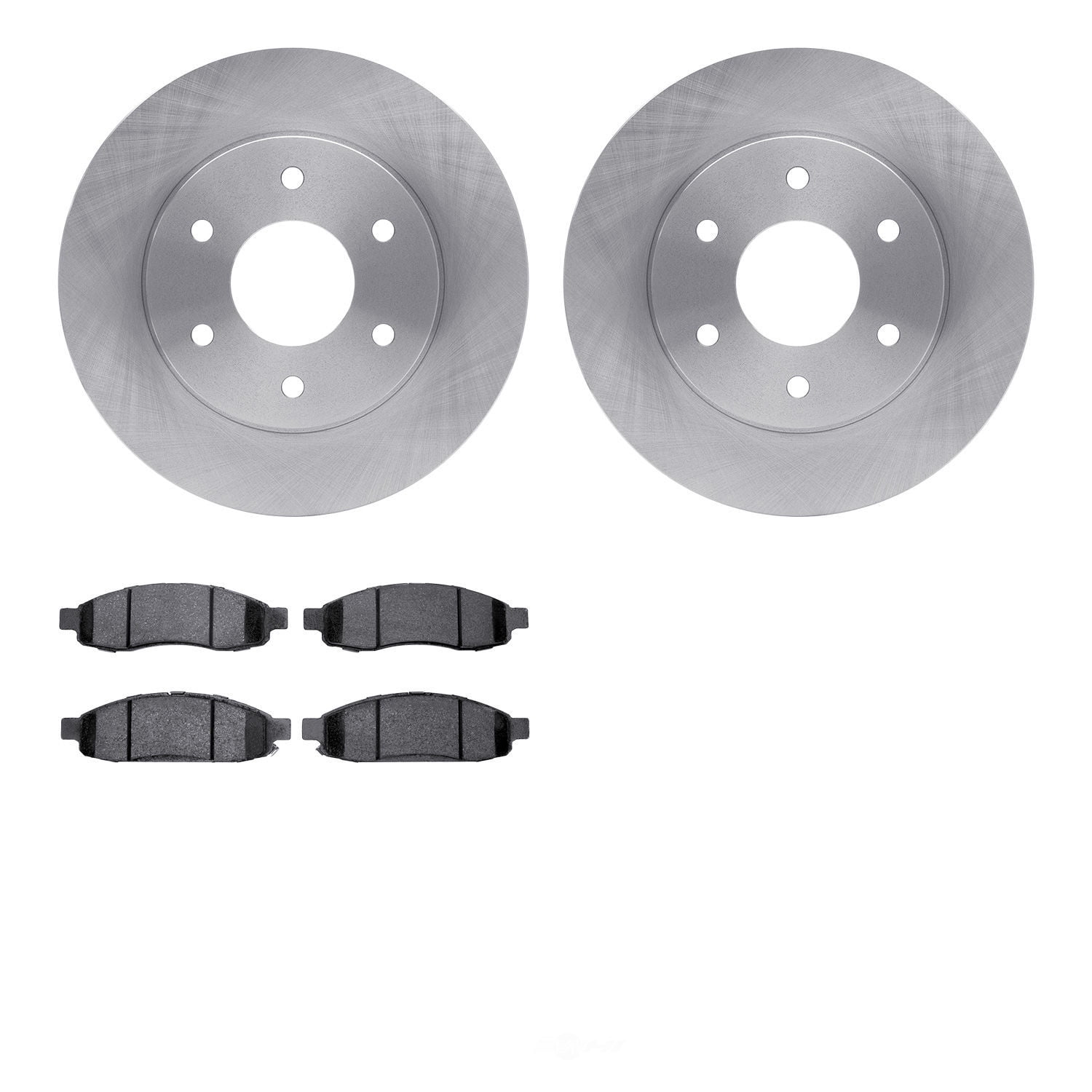 Dynamic Friction Company 6502-67468 DFC Brake Rotor with 5000 Advanced Brake Pads