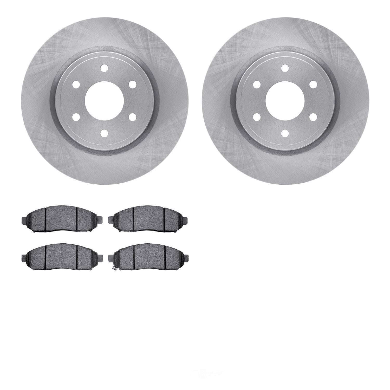 Dynamic Friction Company 6502-67471 DFC Brake Rotor with 5000 Advanced Brake Pads