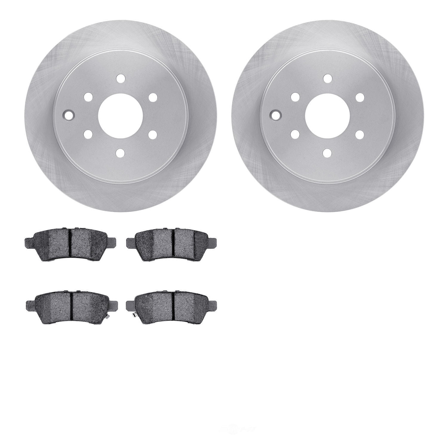 Dynamic Friction Company 6502-67474 DFC Brake Rotor with 5000 Advanced Brake Pads