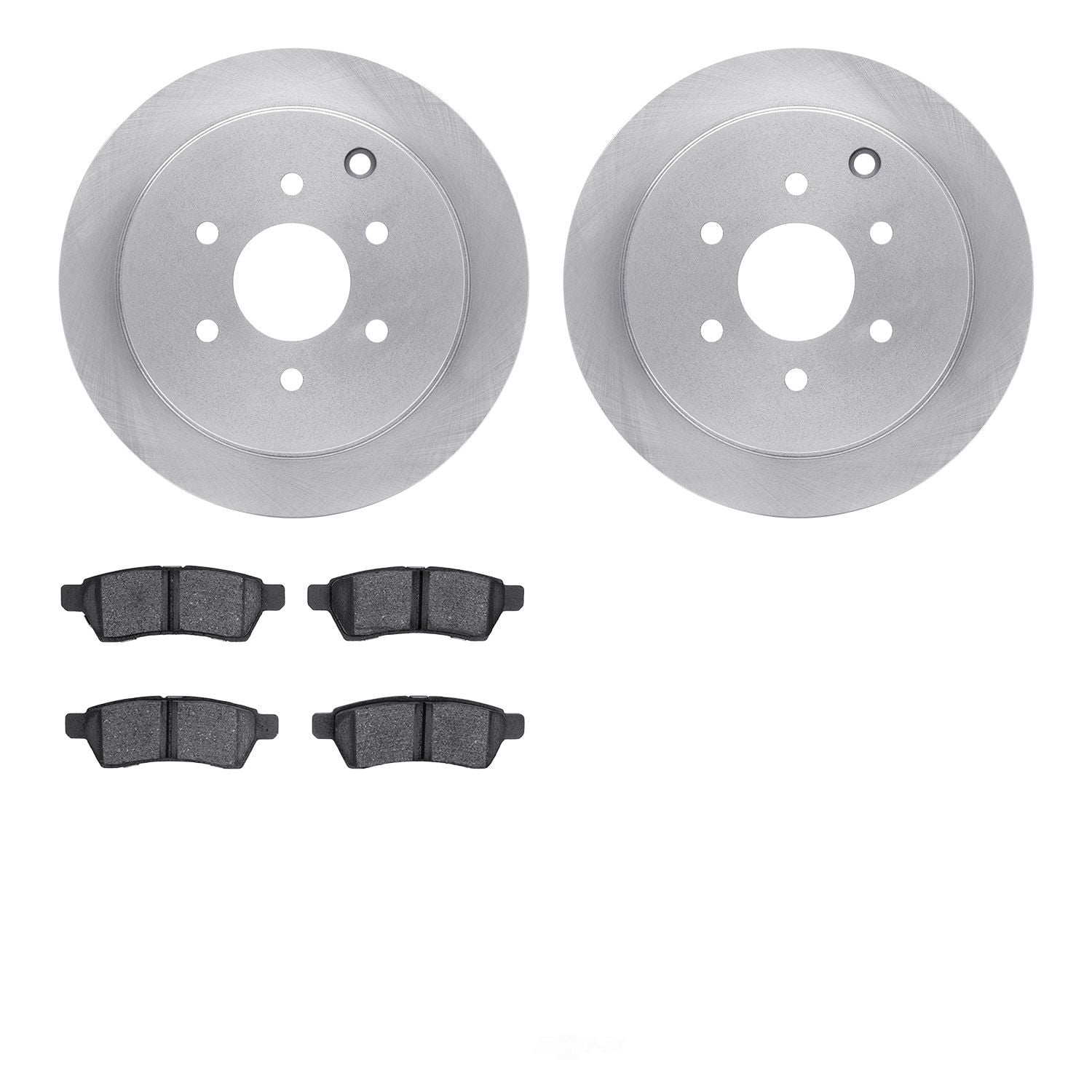 Dynamic Friction Company 6502-67477 DFC Brake Rotor with 5000 Advanced Brake Pads