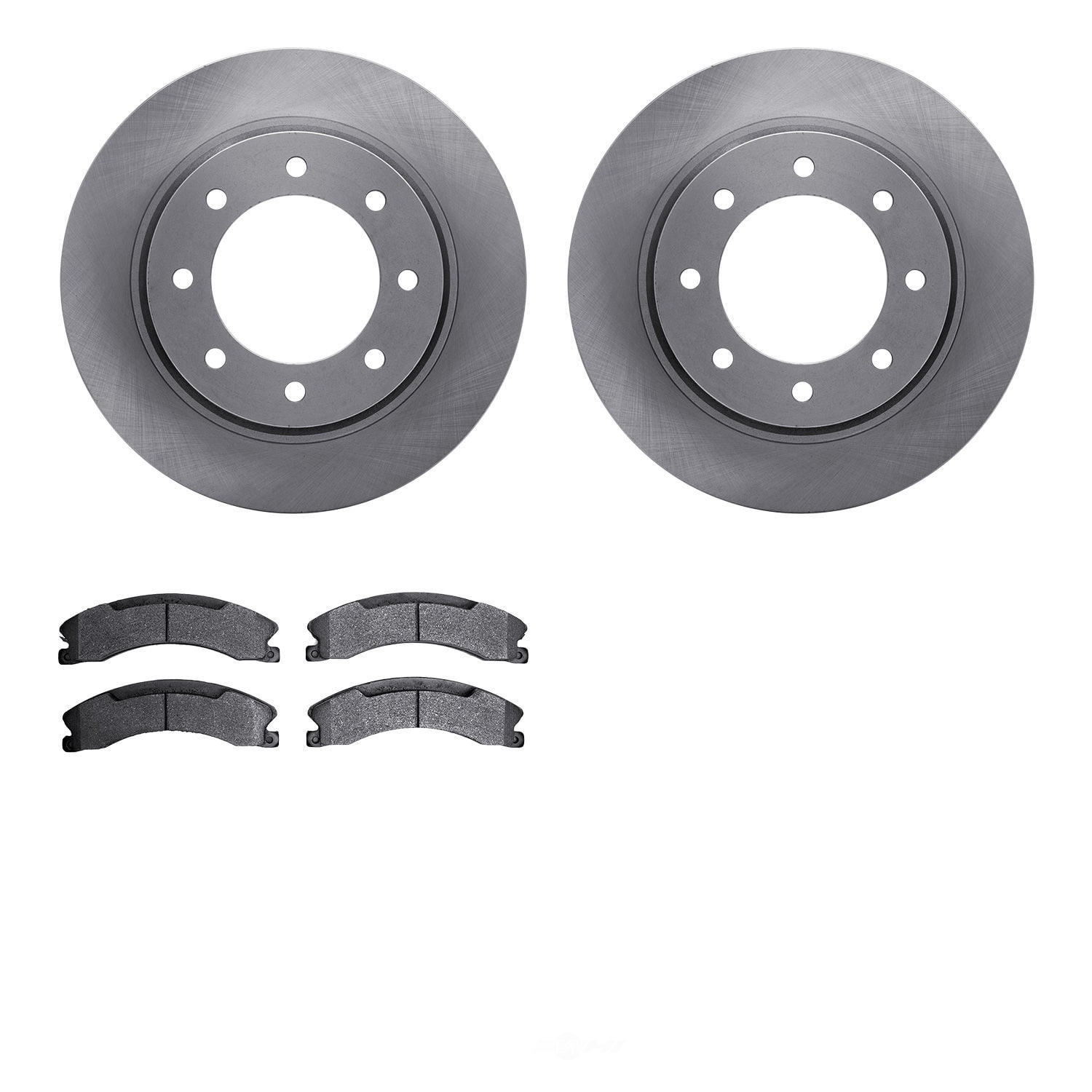 Dynamic Friction Company 6502-67510 DFC Brake Rotor with 5000 Advanced Brake Pads