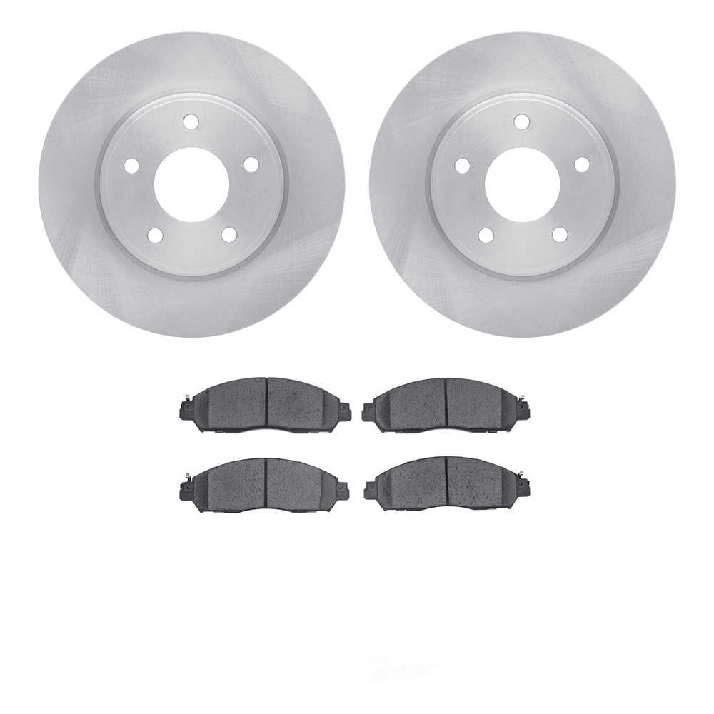 Dynamic Friction Company 6502-67514 DFC Brake Rotor with 5000 Advanced Brake Pads