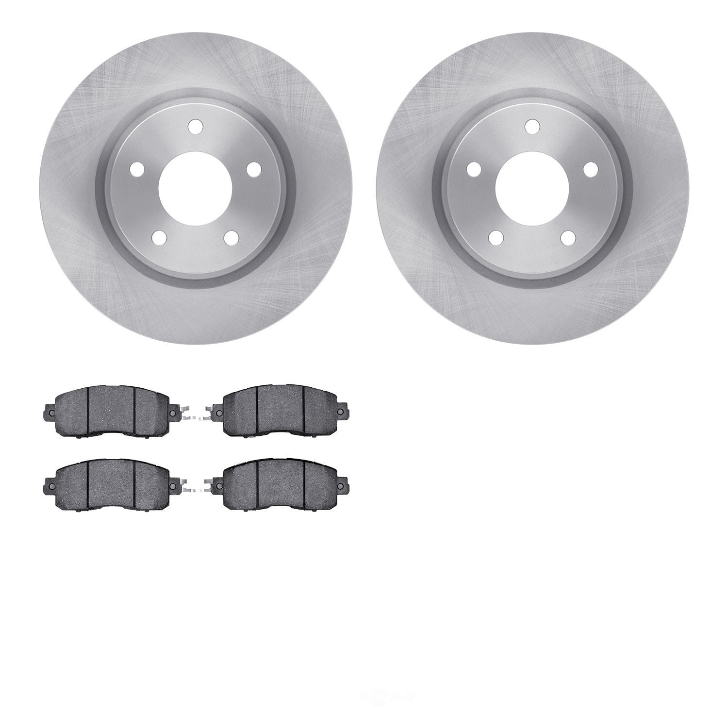 Dynamic Friction Company 6502-67528 DFC Brake Rotor with 5000 Advanced Brake Pads