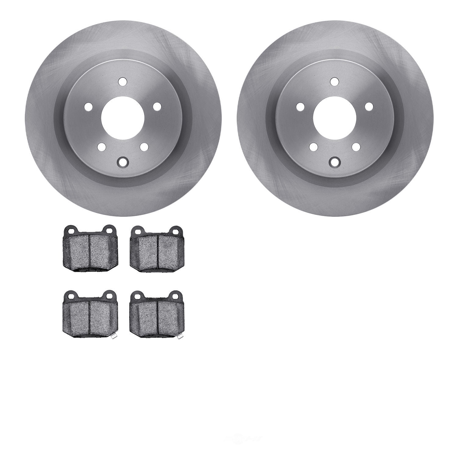 Dynamic Friction Company 6502-68056 DFC Brake Rotor with 5000 Advanced Brake Pads