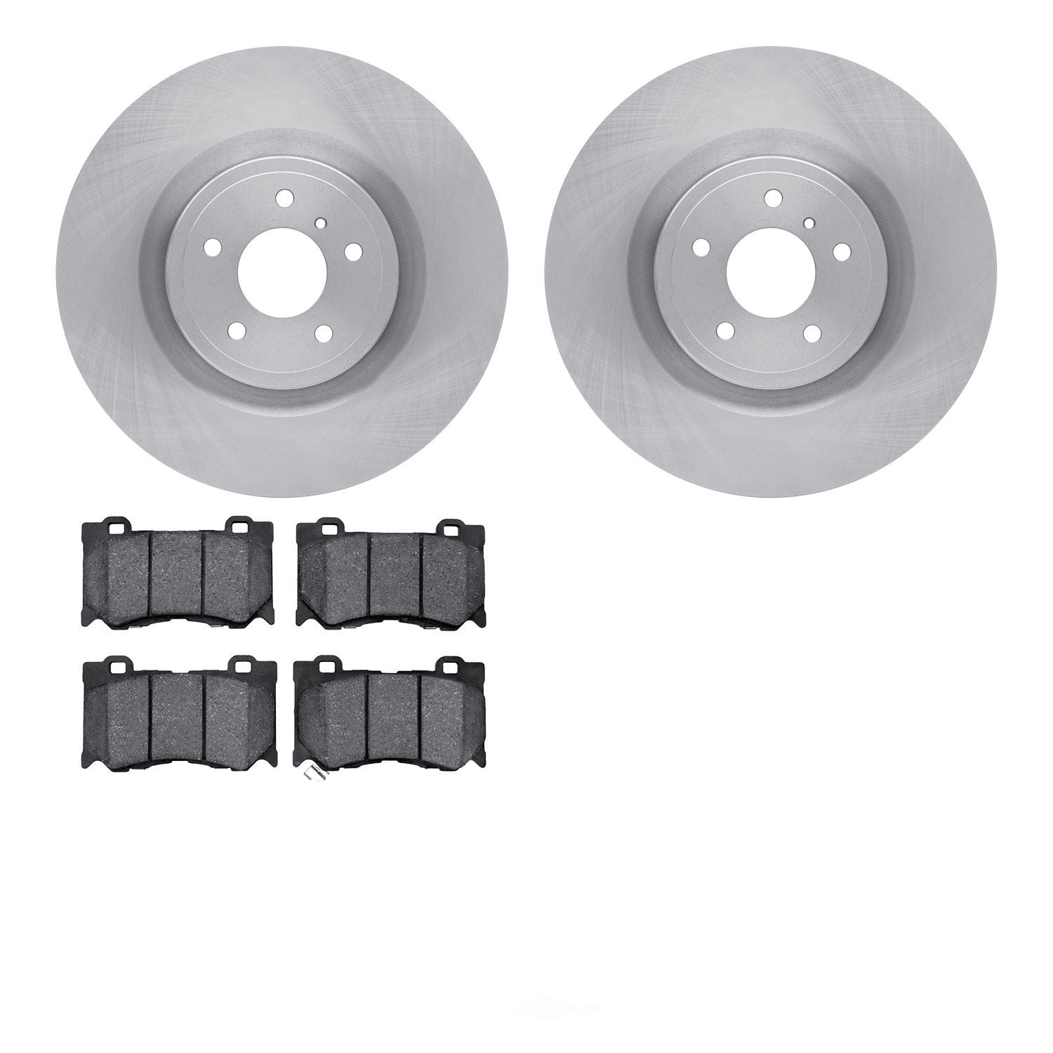 Dynamic Friction Company 6502-68065 DFC Brake Rotor with 5000 Advanced Brake Pads