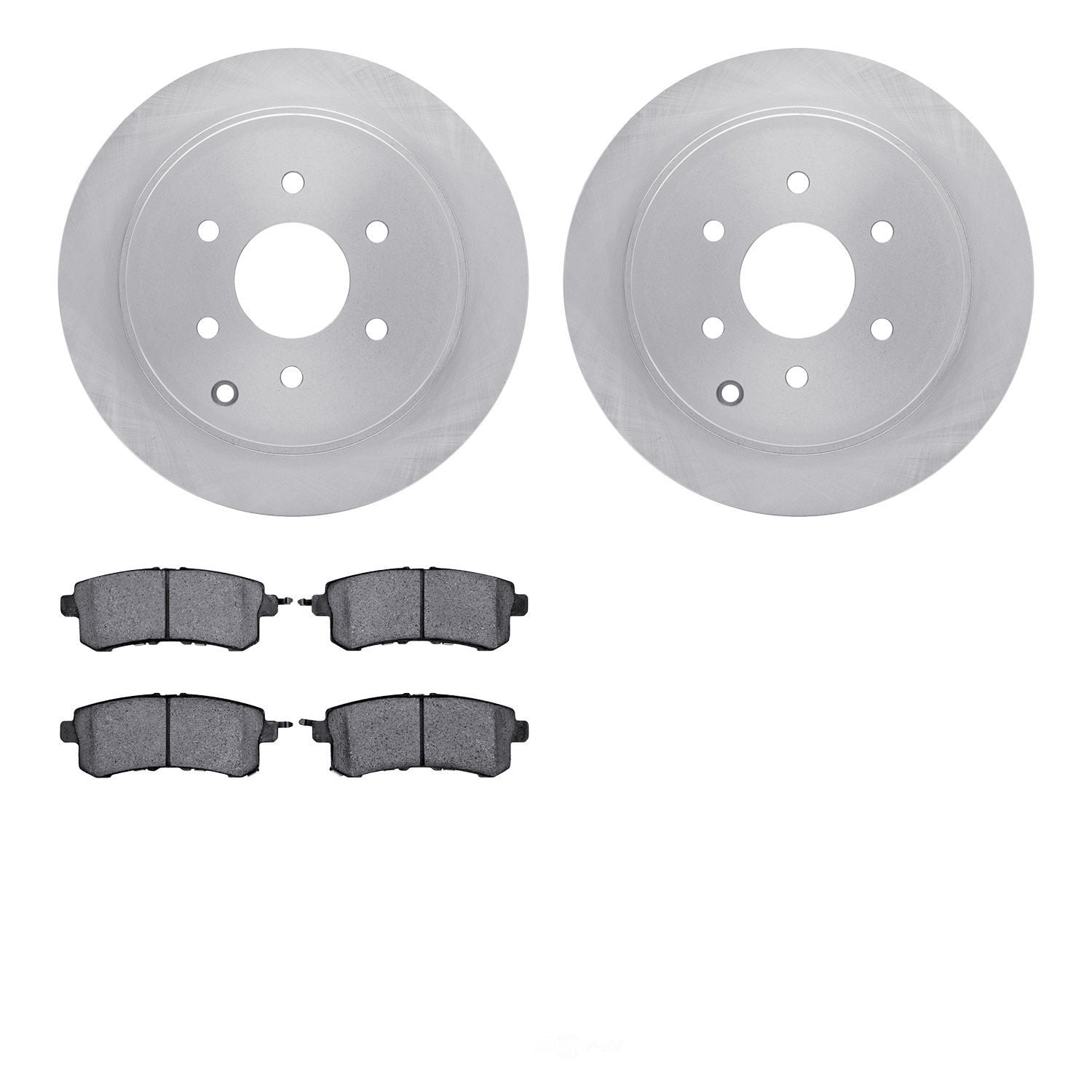 Dynamic Friction Company 6502-68083 DFC Brake Rotor with 5000 Advanced Brake Pads