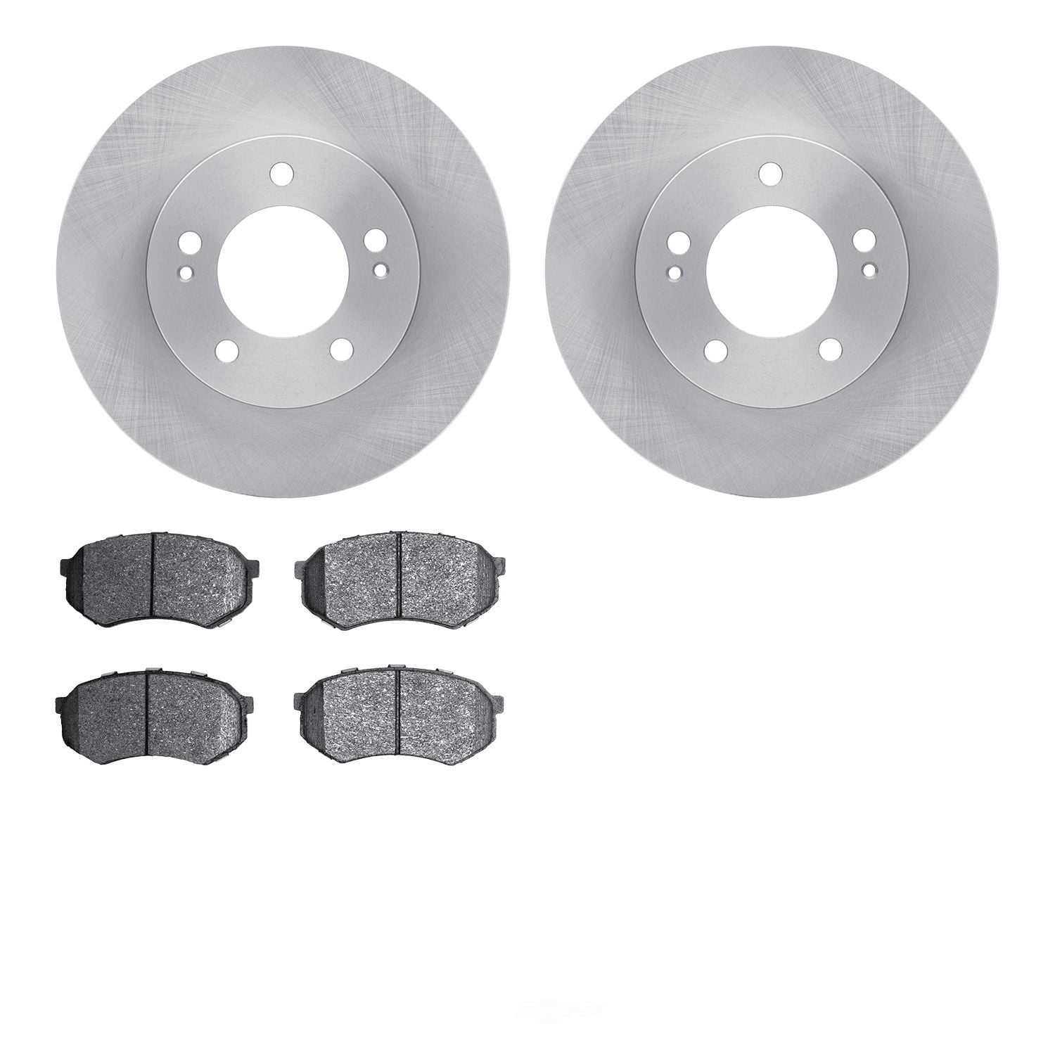 Dynamic Friction Company 6502-72068 DFC Brake Rotor with 5000 Advanced Brake Pads