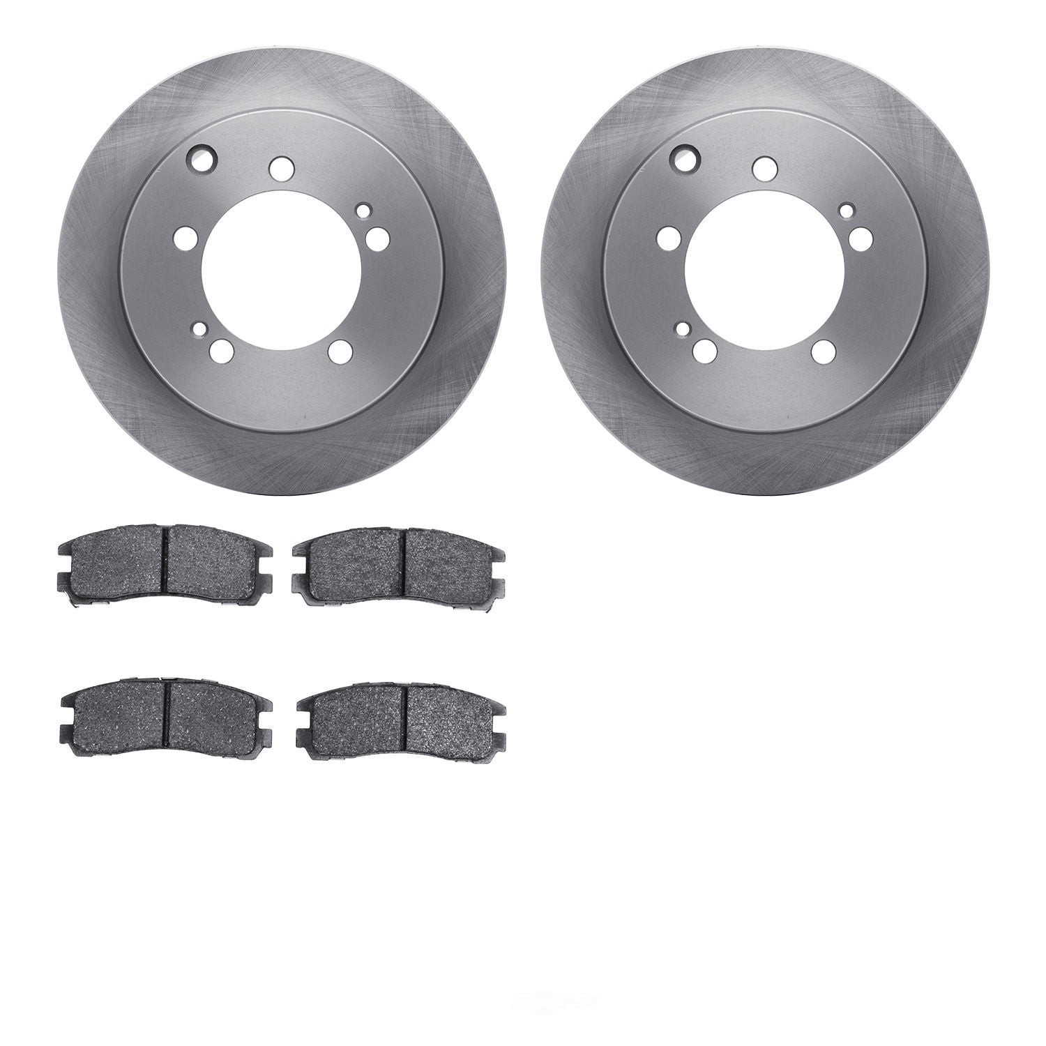 Dynamic Friction Company 6502-72110 DFC Brake Rotor with 5000 Advanced Brake Pads