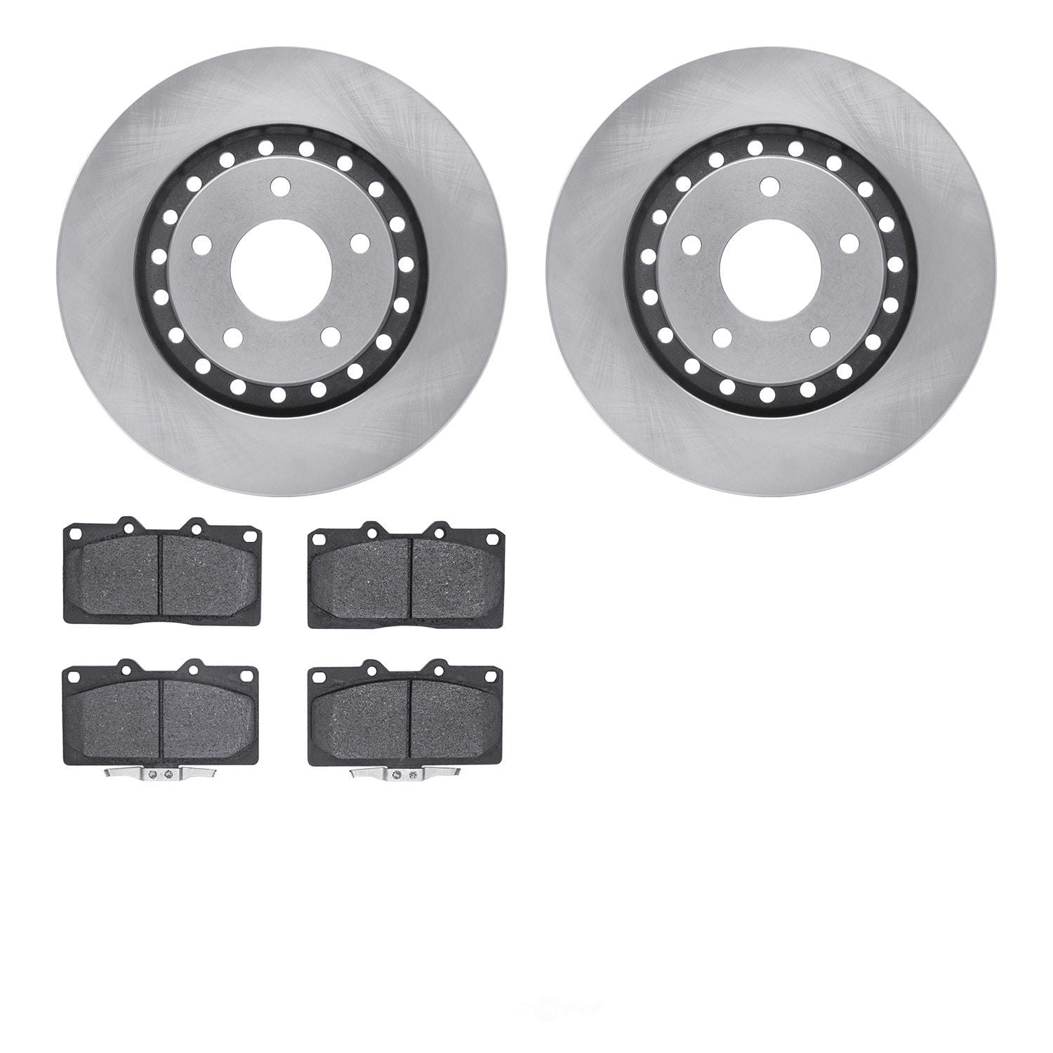 Dynamic Friction Company 6502-72133 DFC Brake Rotor with 5000 Advanced Brake Pads