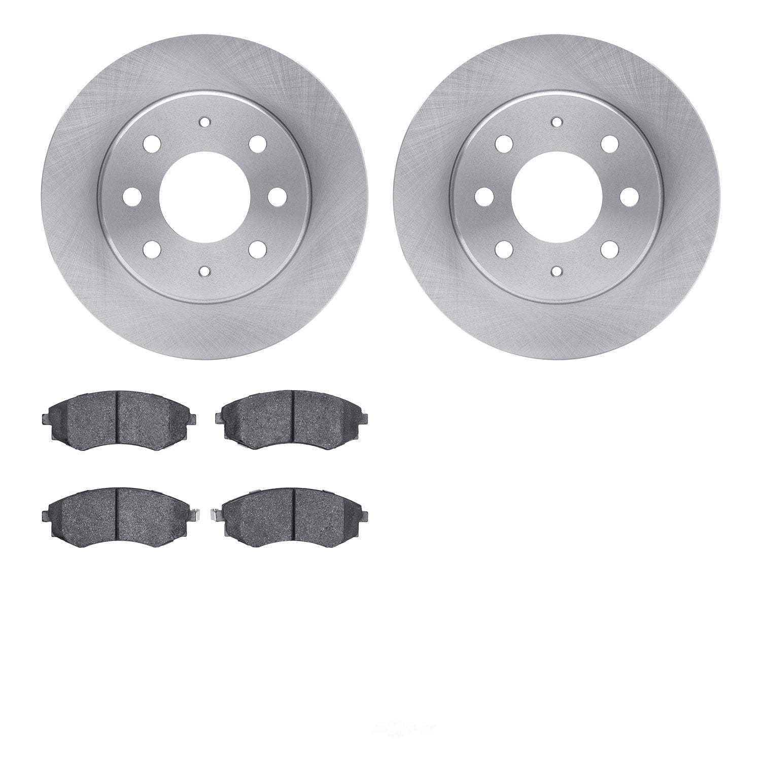 Dynamic Friction Company 6502-72143 DFC Brake Rotor with 5000 Advanced Brake Pads