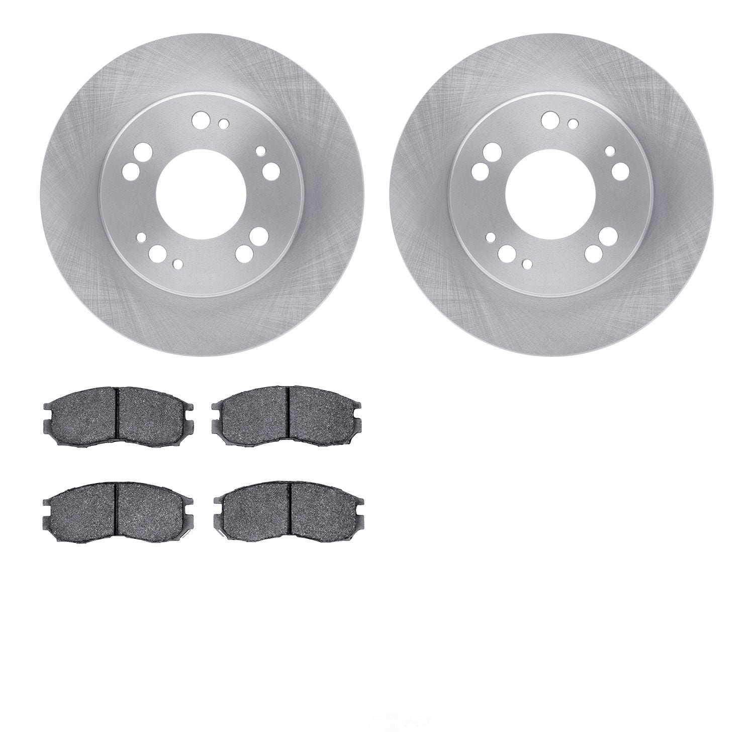 Dynamic Friction Company 6502-72158 DFC Brake Rotor with 5000 Advanced Brake Pads