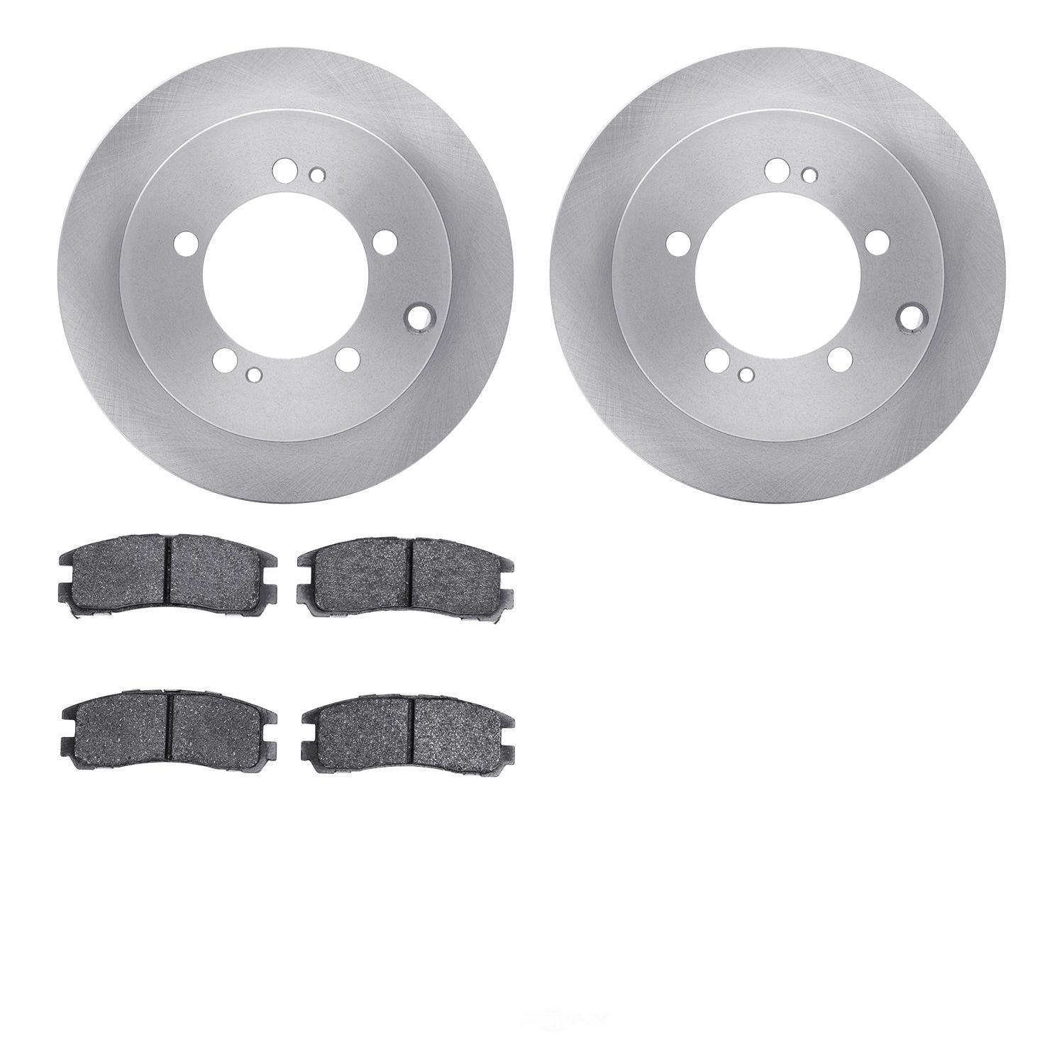 Dynamic Friction Company 6502-72173 DFC Brake Rotor with 5000 Advanced Brake Pads