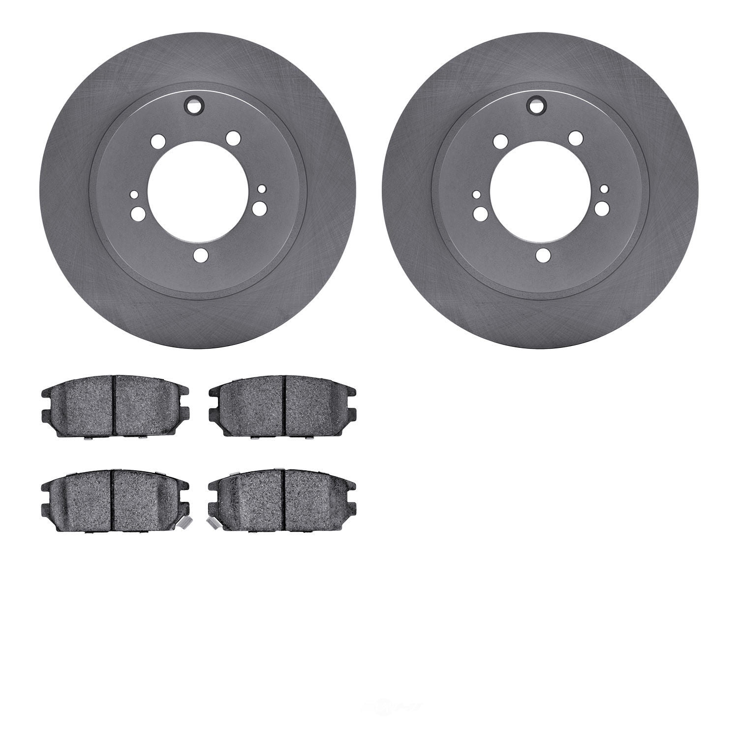 Dynamic Friction Company 6502-72182 DFC Brake Rotor with 5000 Advanced Brake Pads