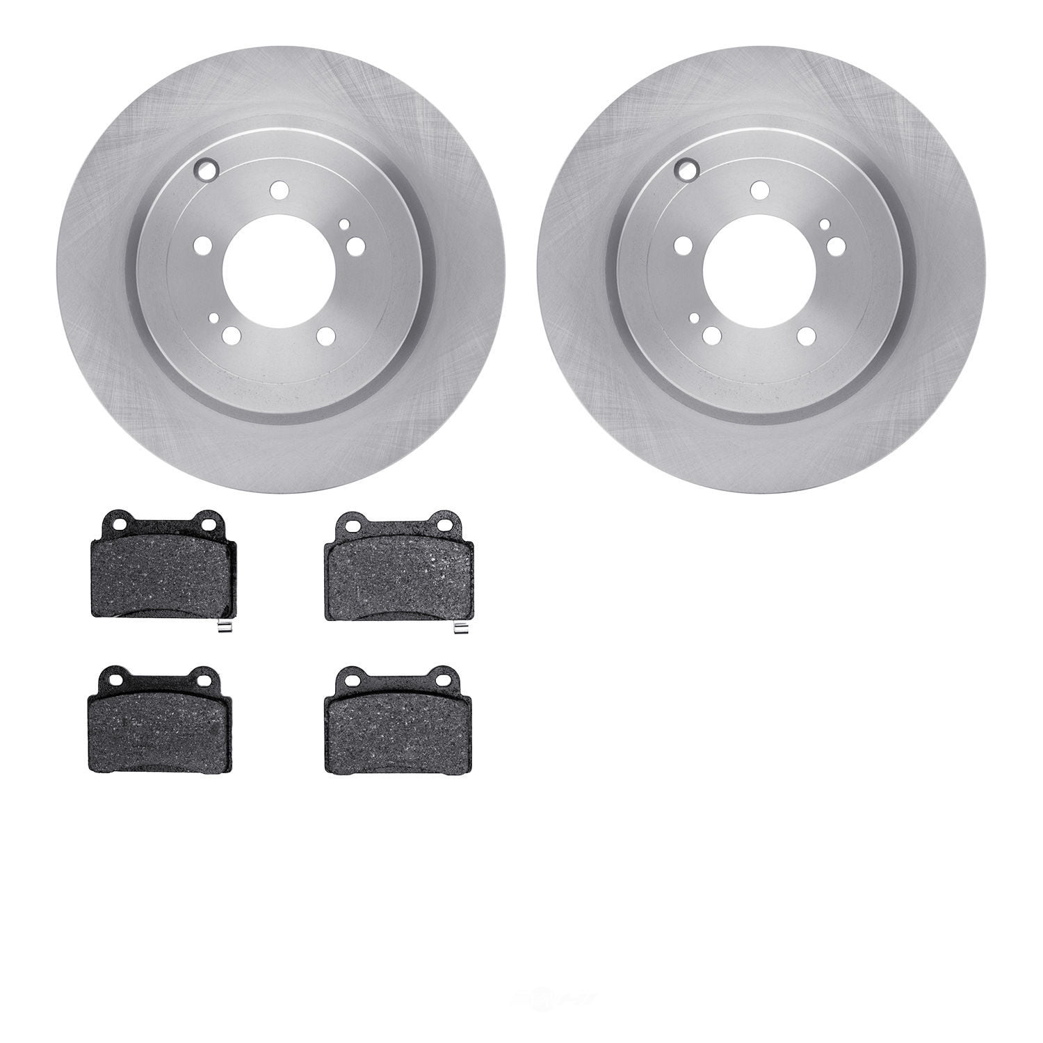 Dynamic Friction Company 6502-72239 DFC Brake Rotor with 5000 Advanced Brake Pads