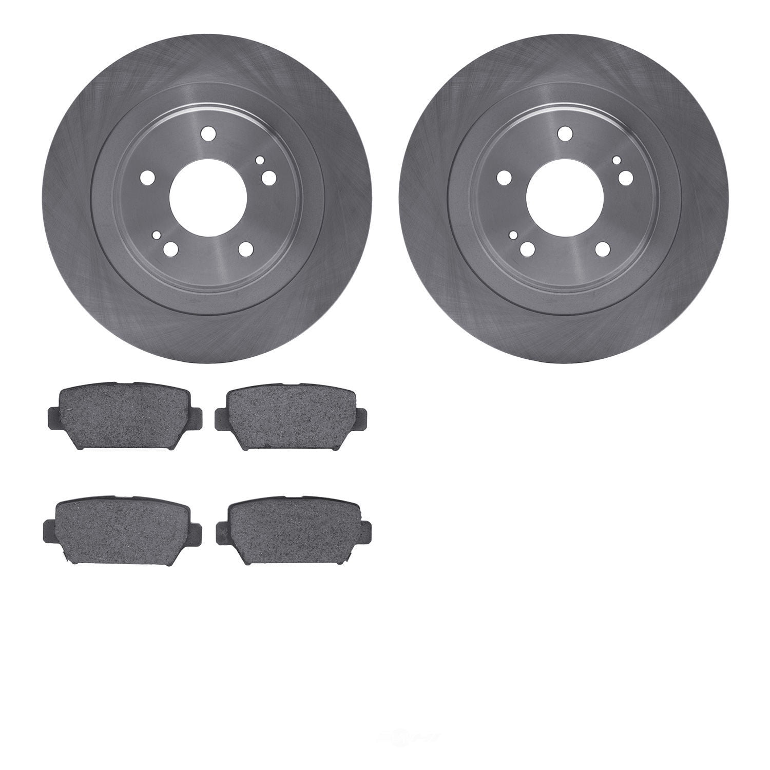 Dynamic Friction Company 6502-72304 DFC Brake Rotor with 5000 Advanced Brake Pads