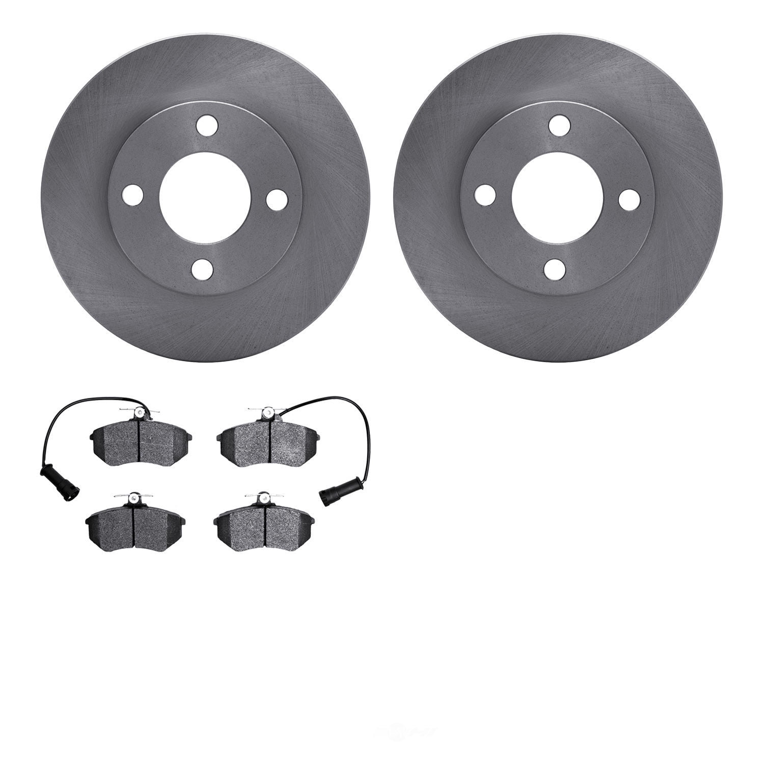 Dynamic Friction Company 6502-73080 DFC Brake Rotor with 5000 Advanced Brake Pads