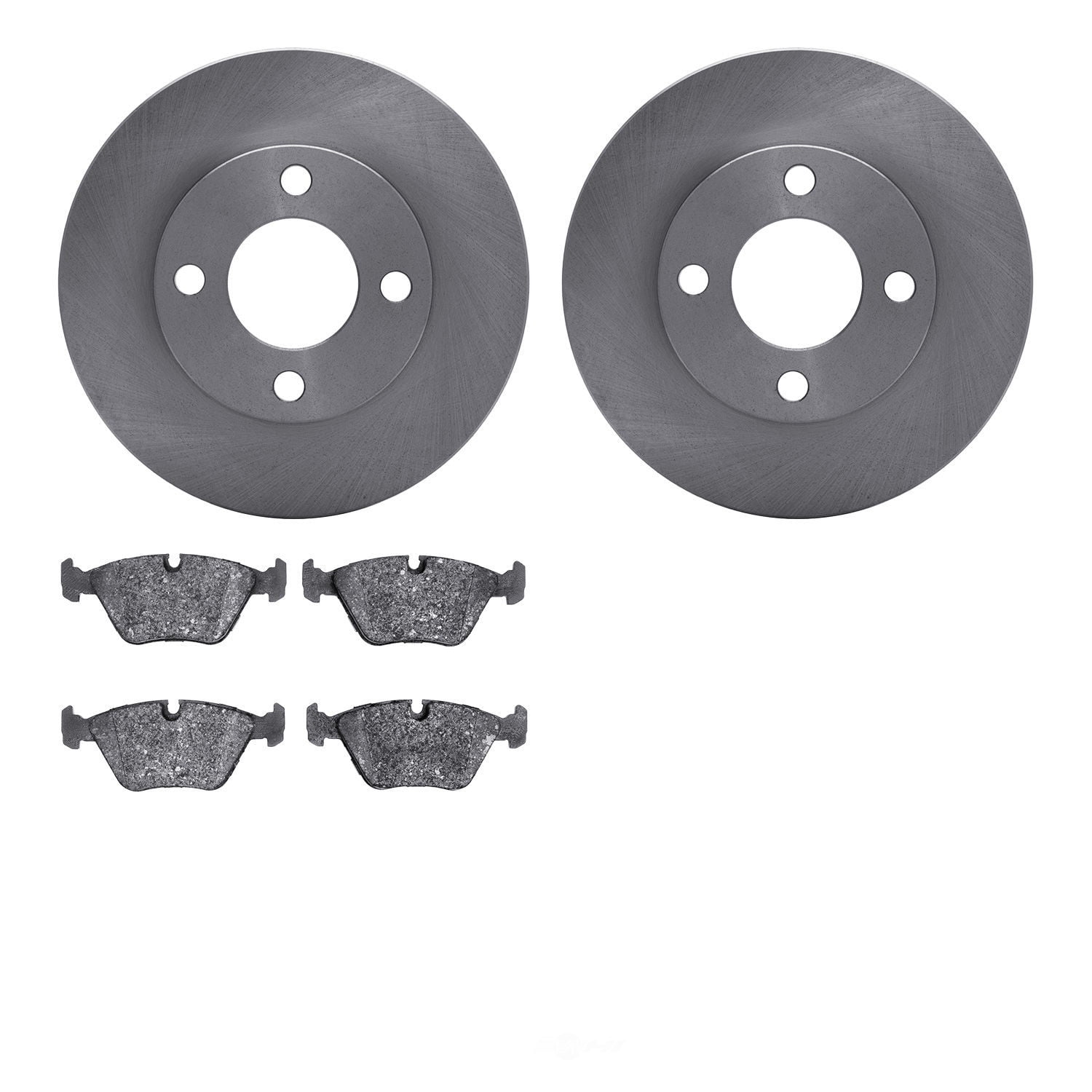 Dynamic Friction Company 6502-73081 DFC Brake Rotor with 5000 Advanced Brake Pads