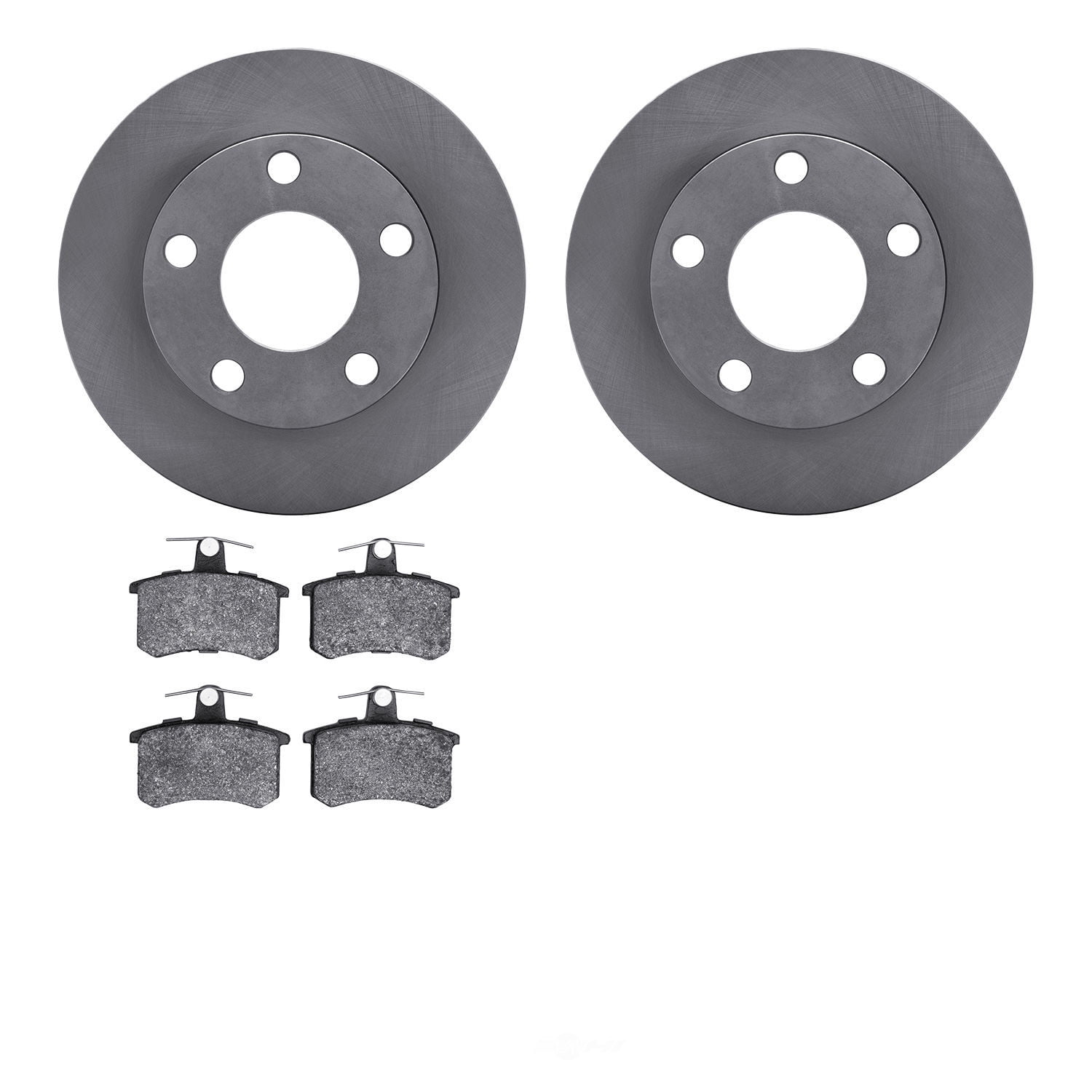 Dynamic Friction Company 6502-73130 DFC Brake Rotor with 5000 Advanced Brake Pads