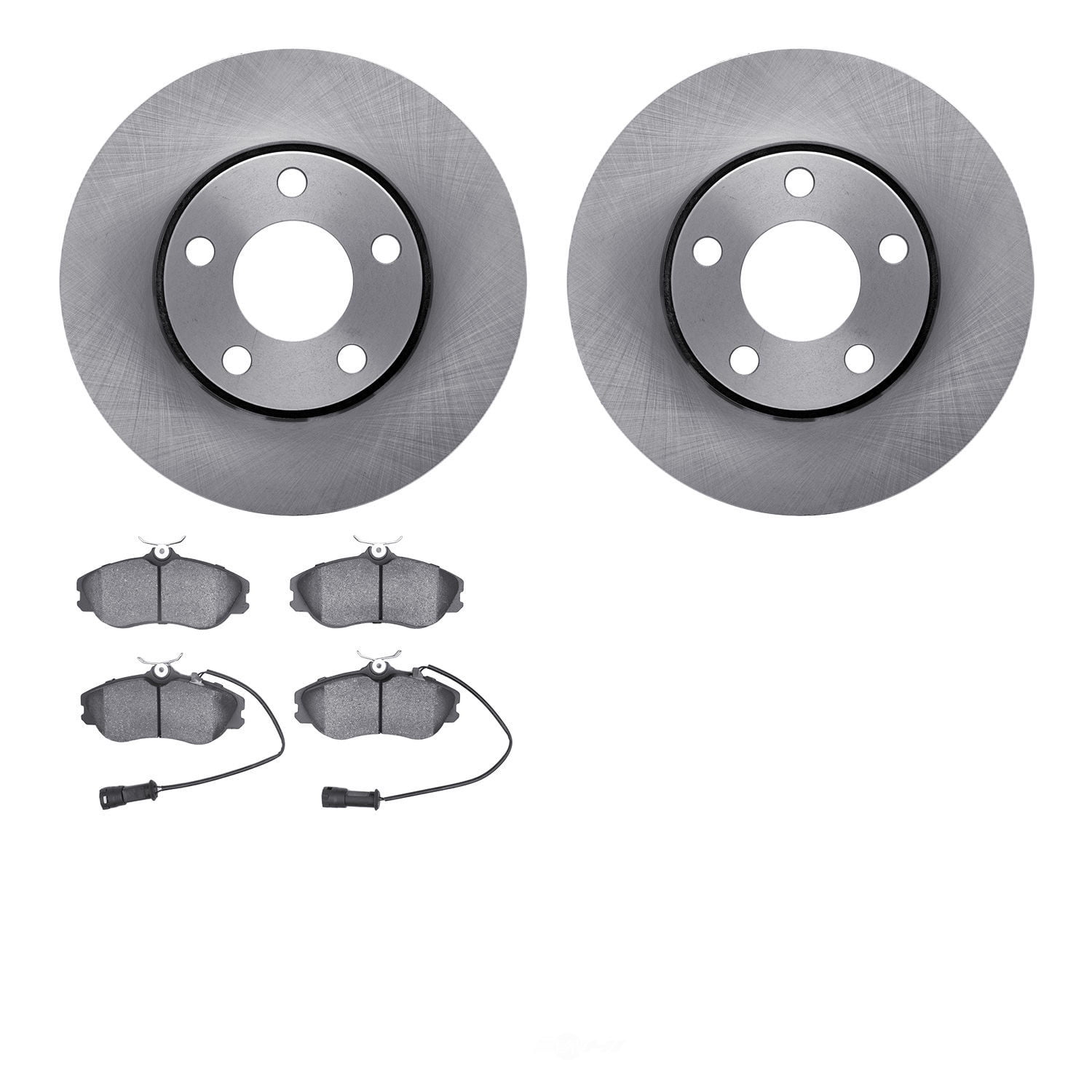 Dynamic Friction Company 6502-73145 DFC Brake Rotor with 5000 Advanced Brake Pads