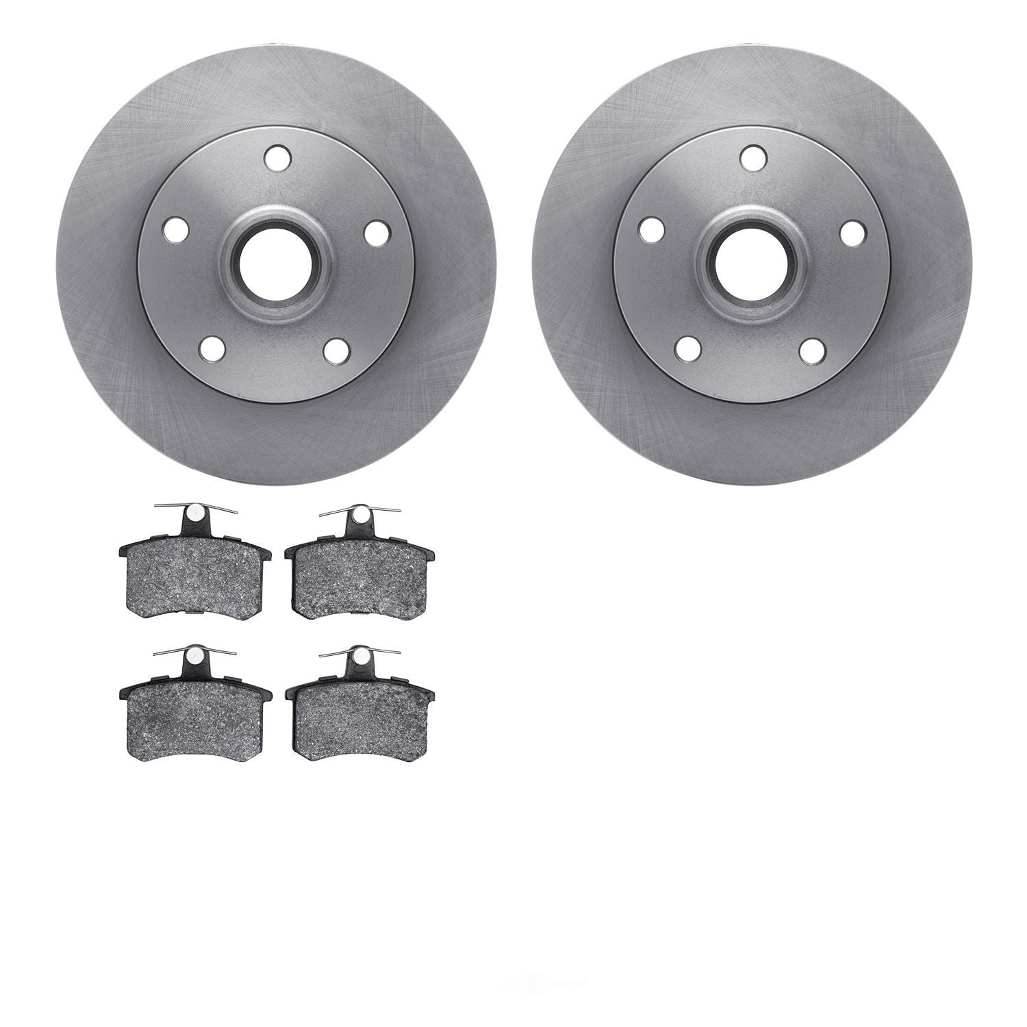 Dynamic Friction Company 6502-73154 DFC Brake Rotor with 5000 Advanced Brake Pads
