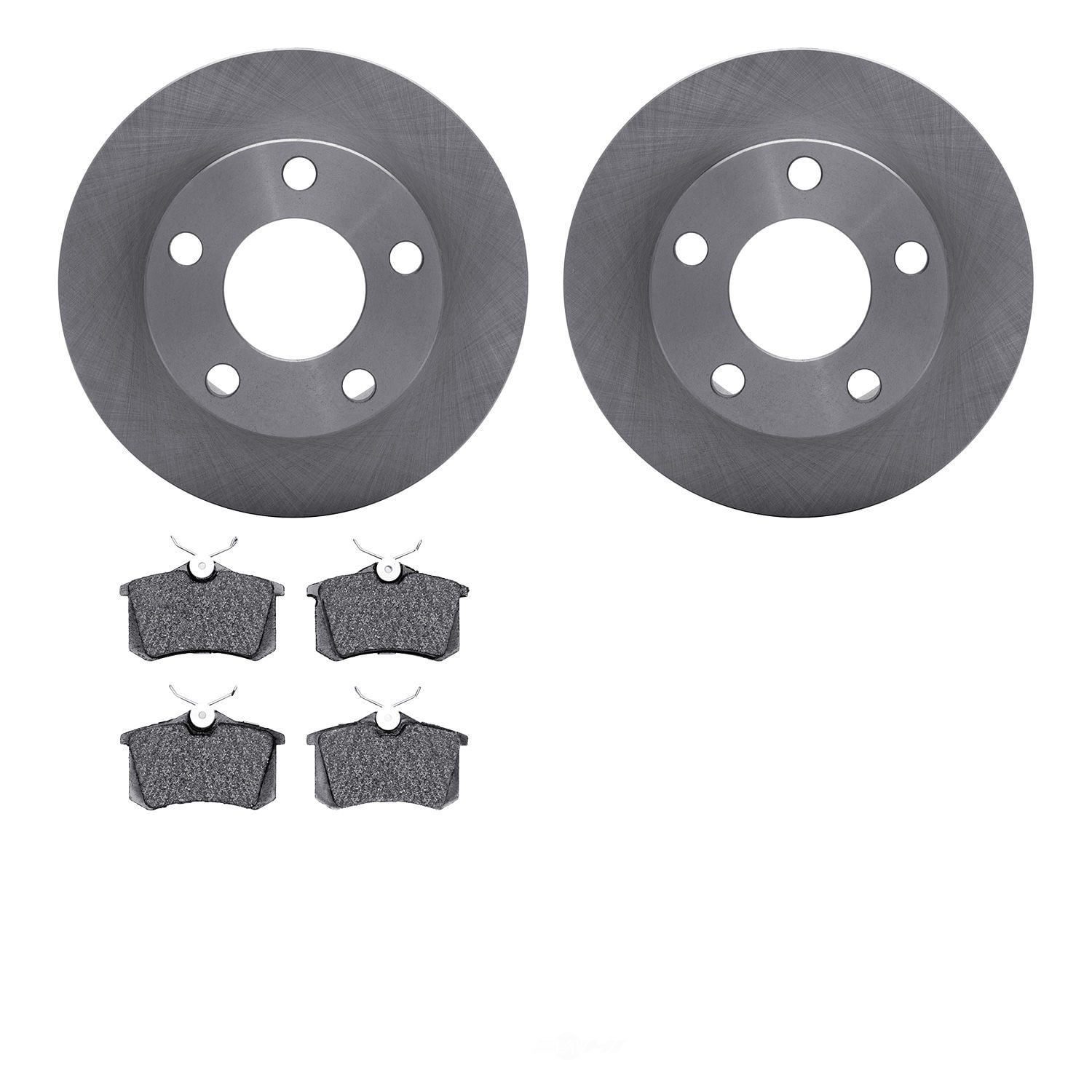 Dynamic Friction Company 6502-73164 DFC Brake Rotor with 5000 Advanced Brake Pads