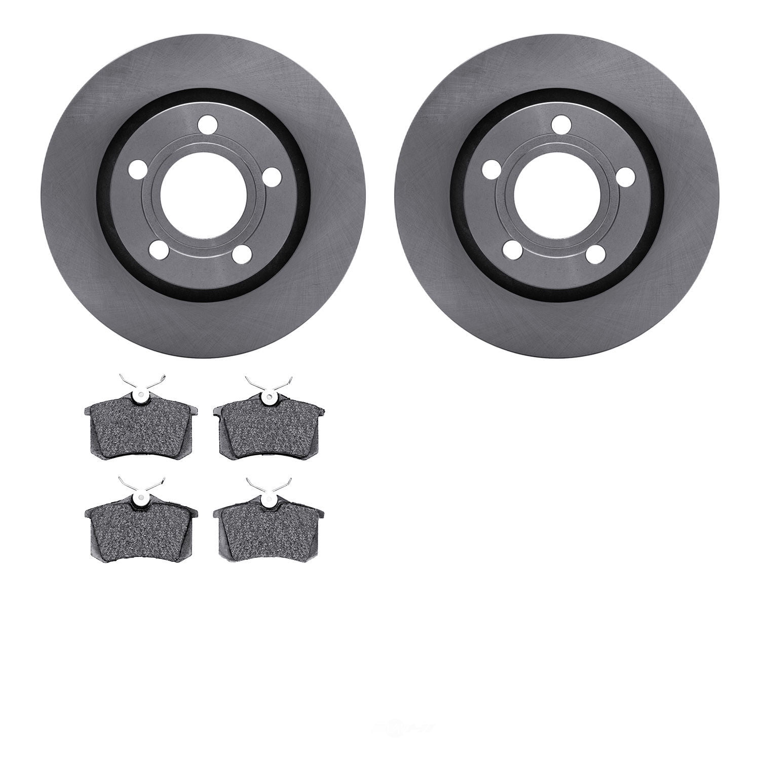 Dynamic Friction Company 6502-73173 DFC Brake Rotor with 5000 Advanced Brake Pads