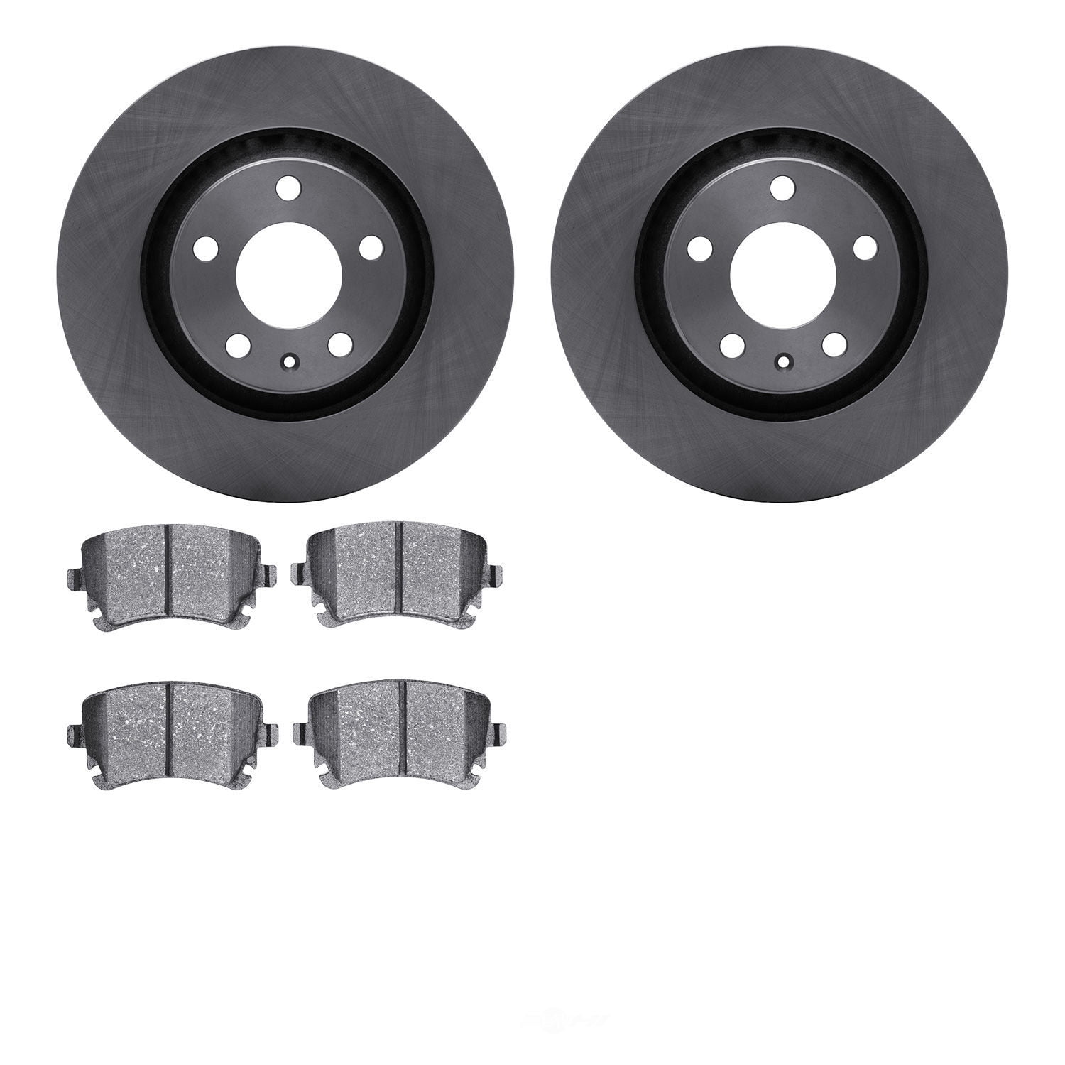 Dynamic Friction Company 6502-73216 DFC Brake Rotor with 5000 Advanced Brake Pads