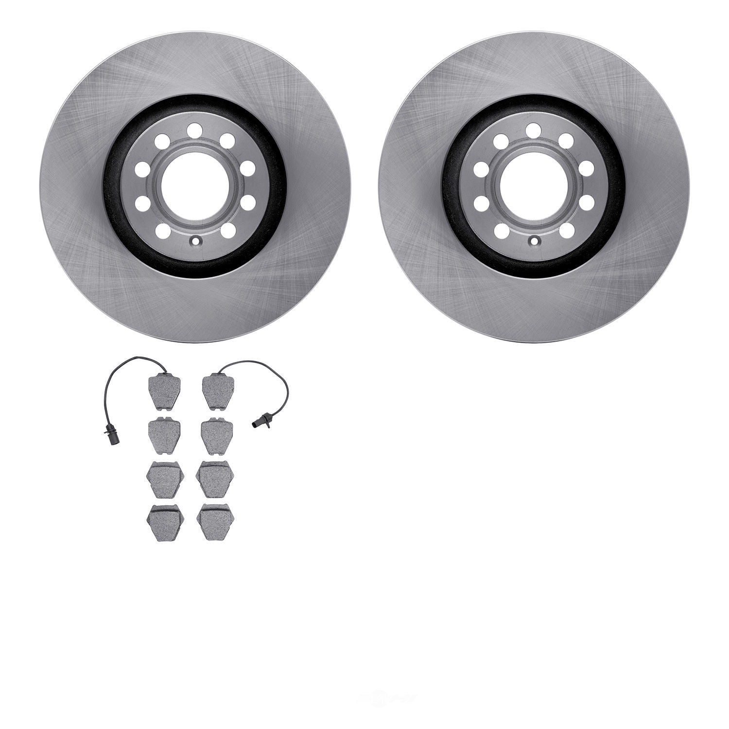 Dynamic Friction Company 6502-73231 DFC Brake Rotor with 5000 Advanced Brake Pads