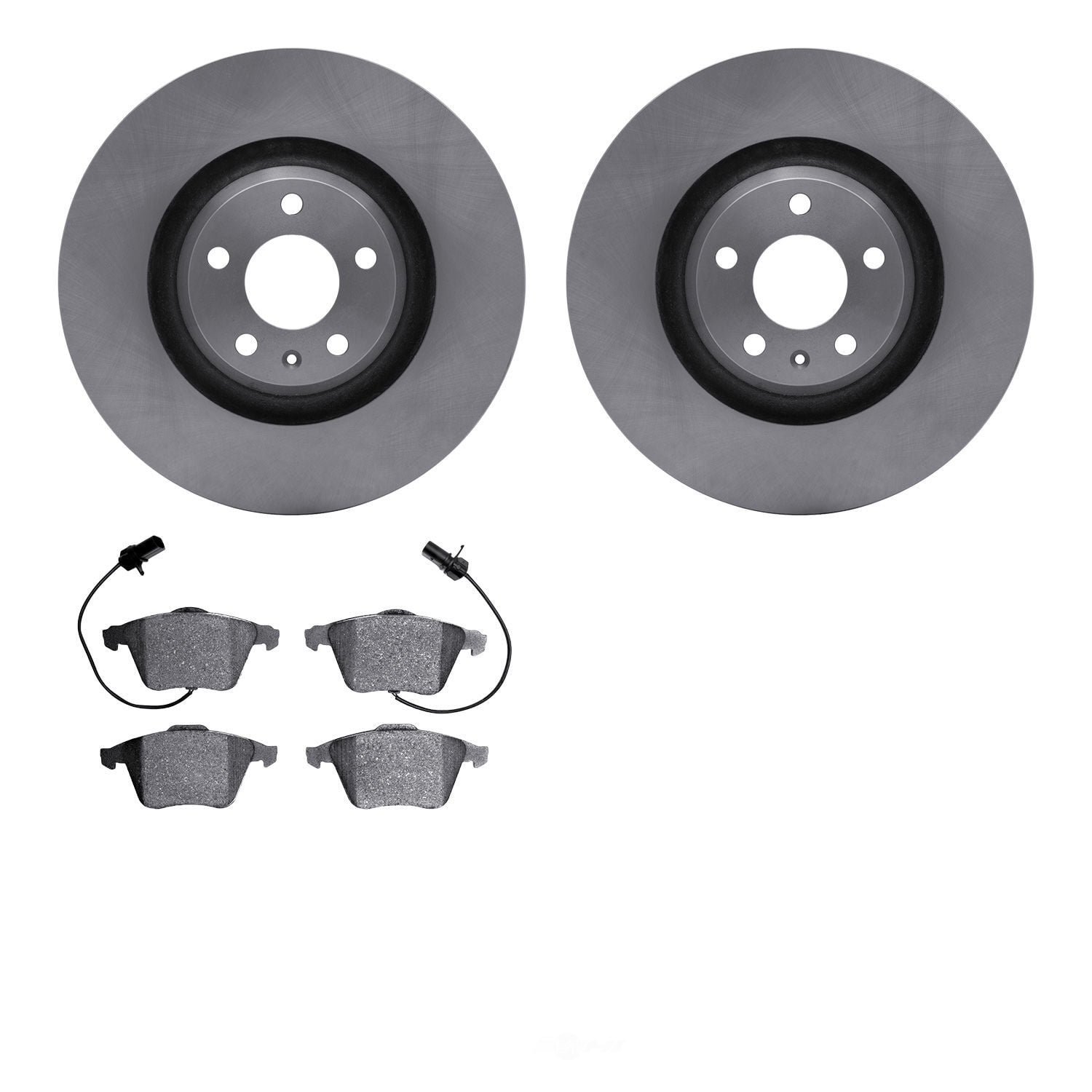 Dynamic Friction Company 6502-73250 DFC Brake Rotor with 5000 Advanced Brake Pads